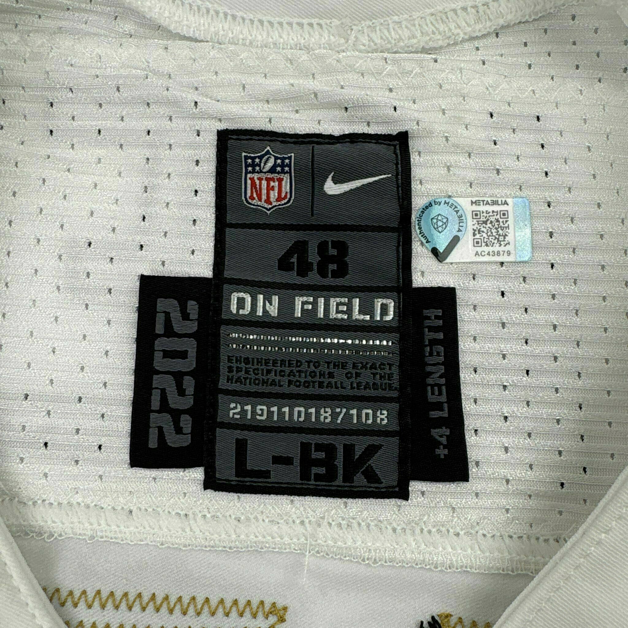 #77 Daniel Faalele Team-Issued White Jersey