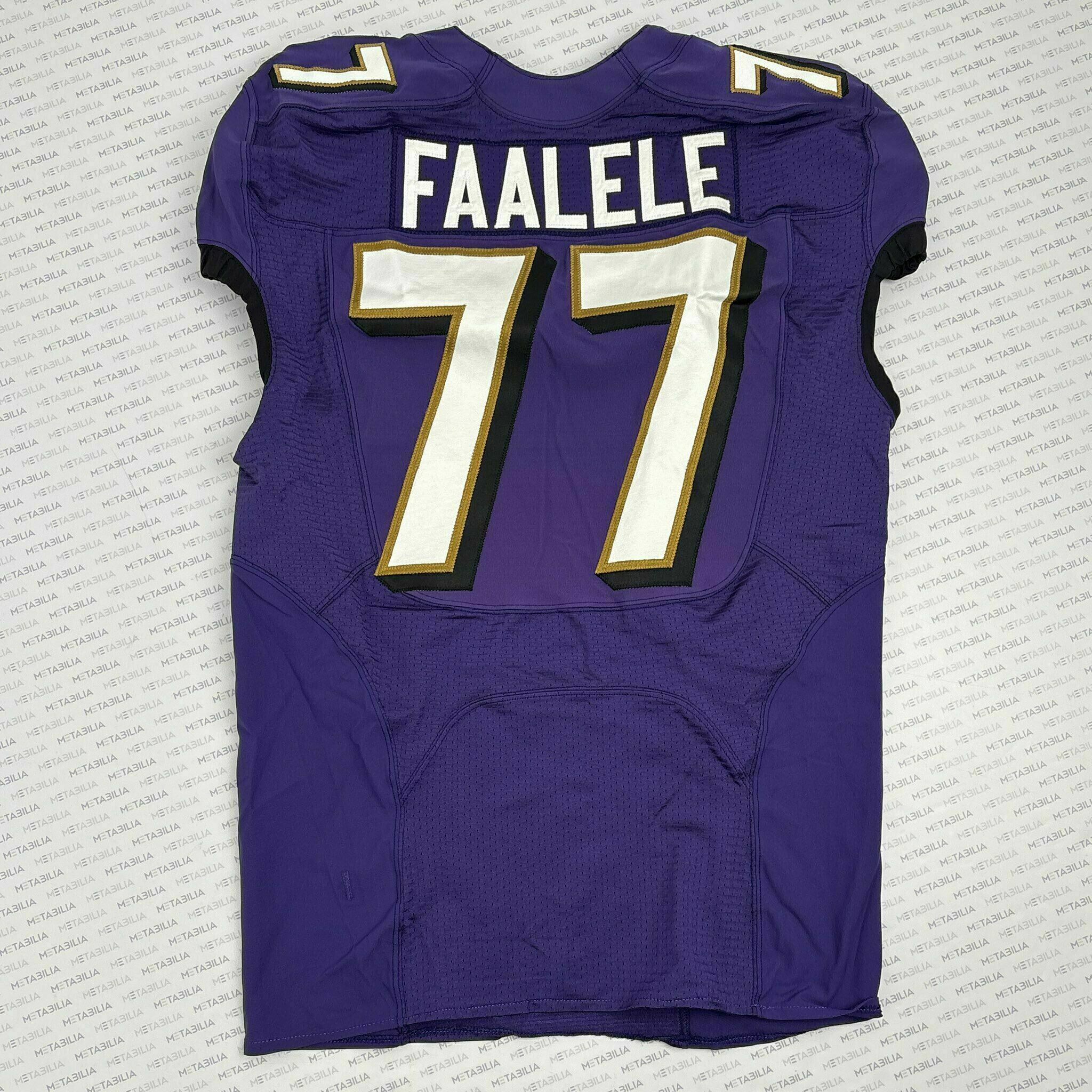 #77 Daniel Faalele Team-Issued Purple Jersey