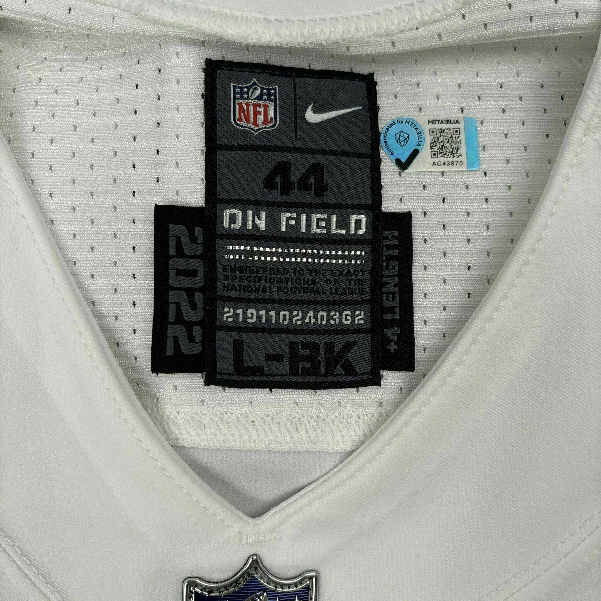 #66 Ben Cleveland Team-Issued White Jersey