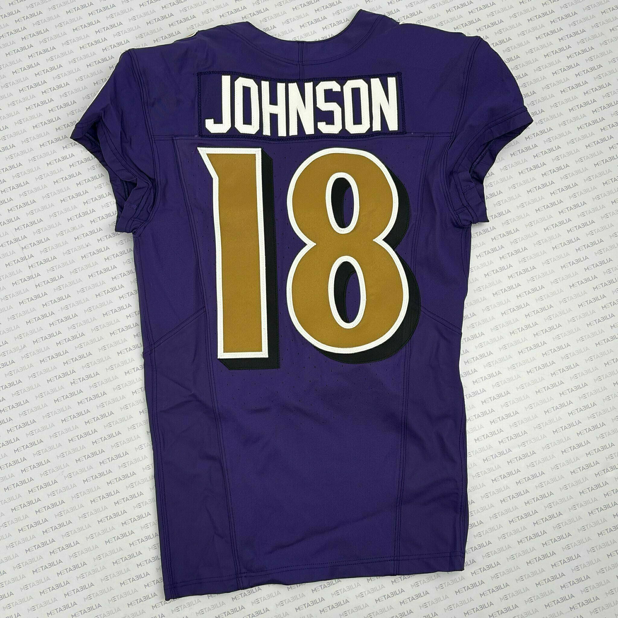 #18 Diontae Johnson Team-Issued Purple Jersey