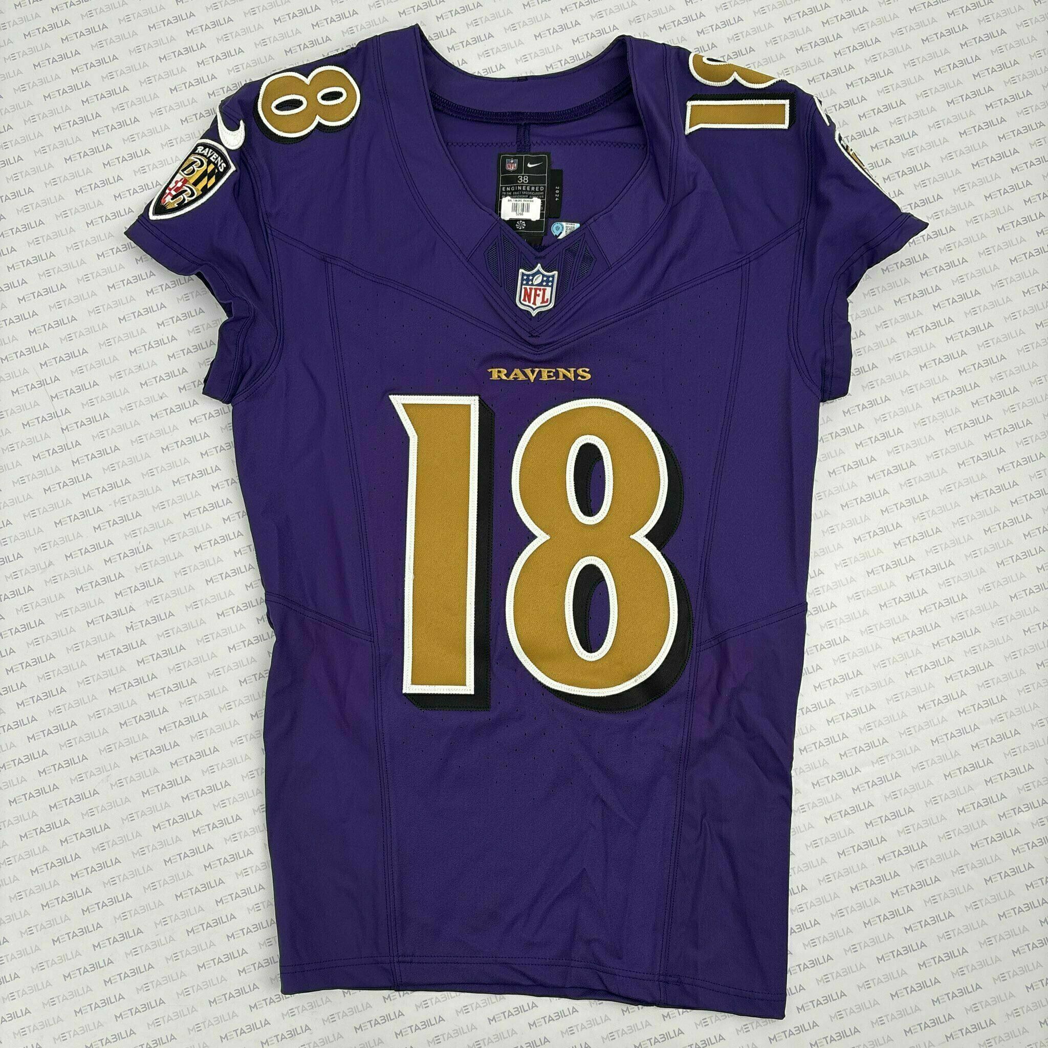 #18 Diontae Johnson Team-Issued Purple Jersey