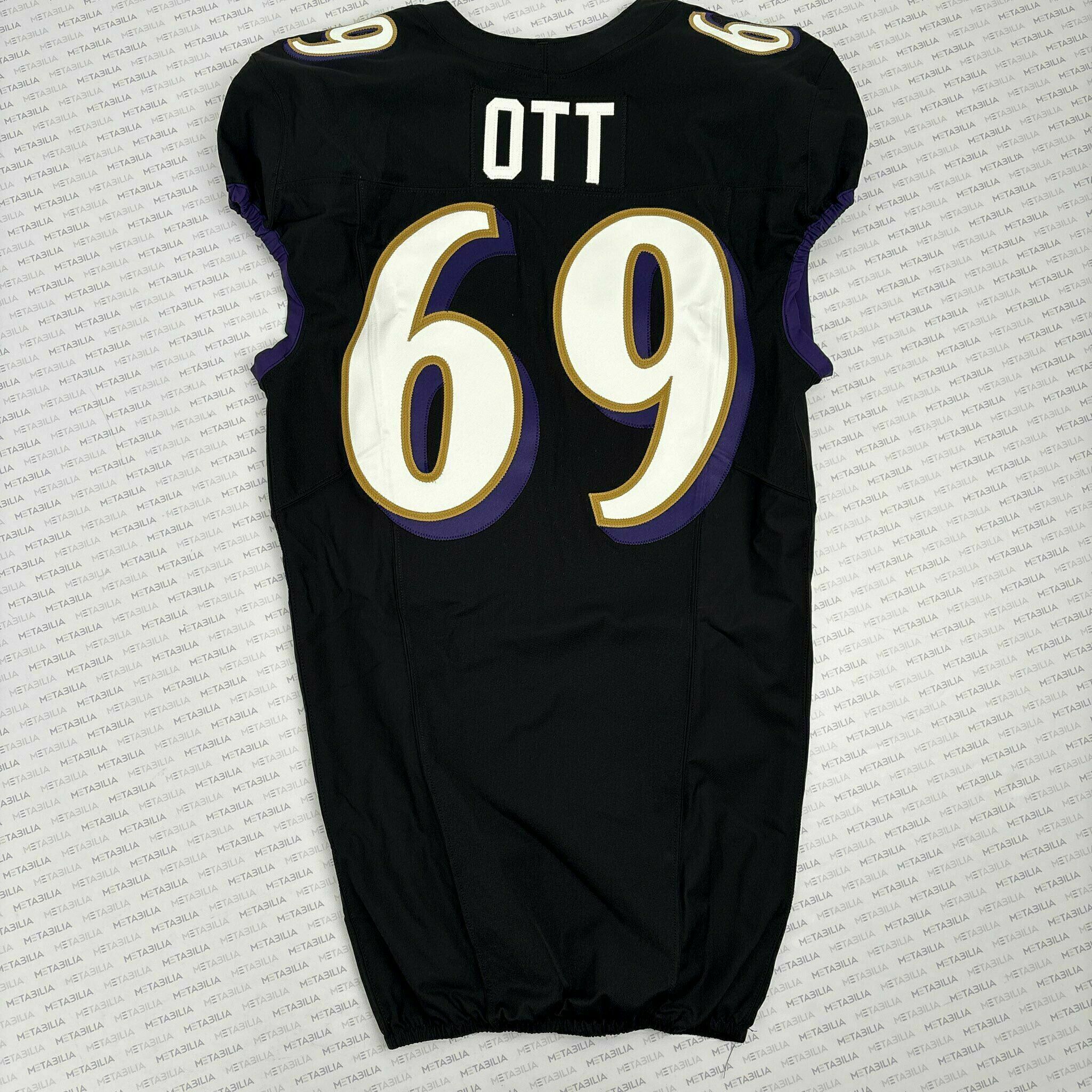 #69 Tyler Ott Team-Issued Black Jersey