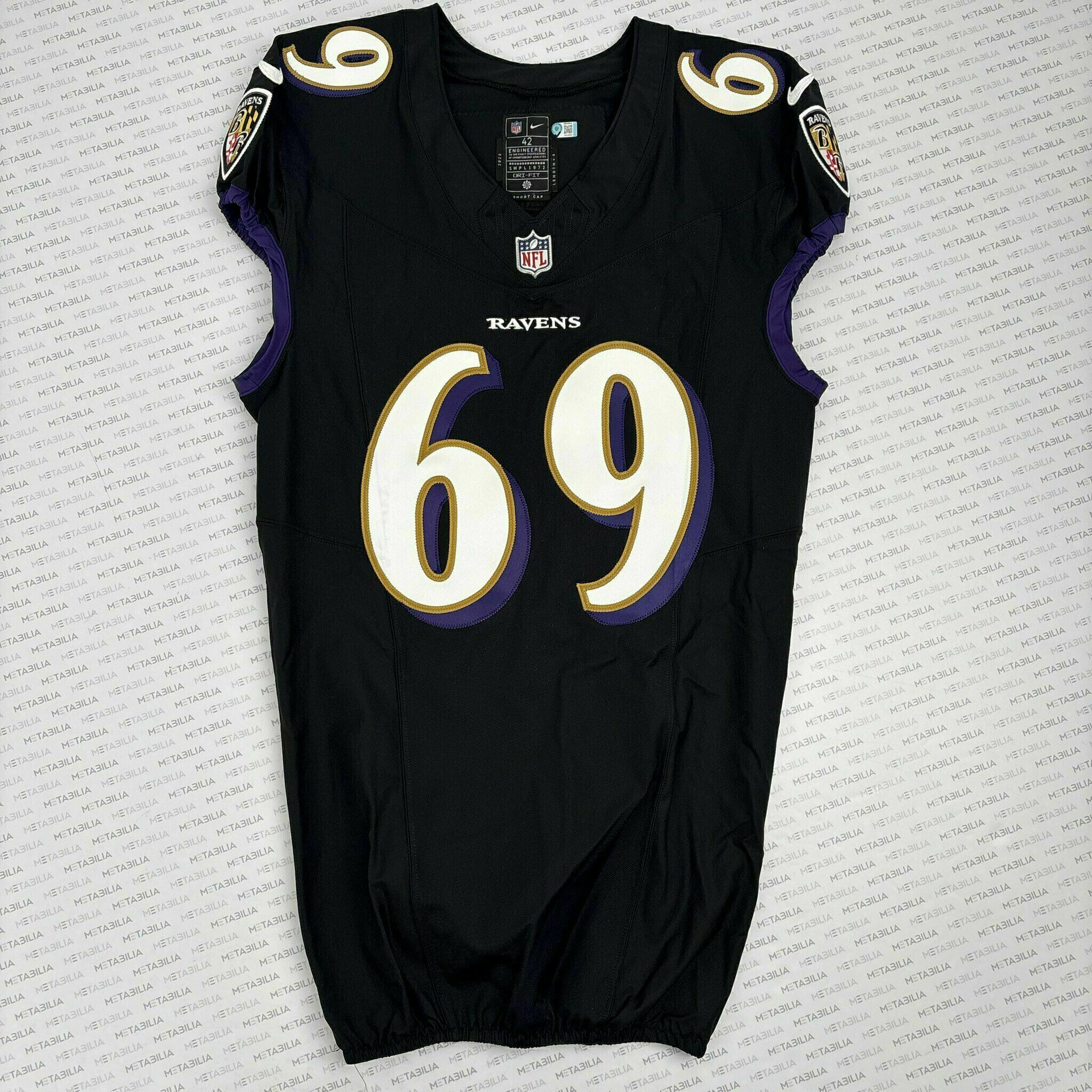 #69 Tyler Ott Team-Issued Black Jersey