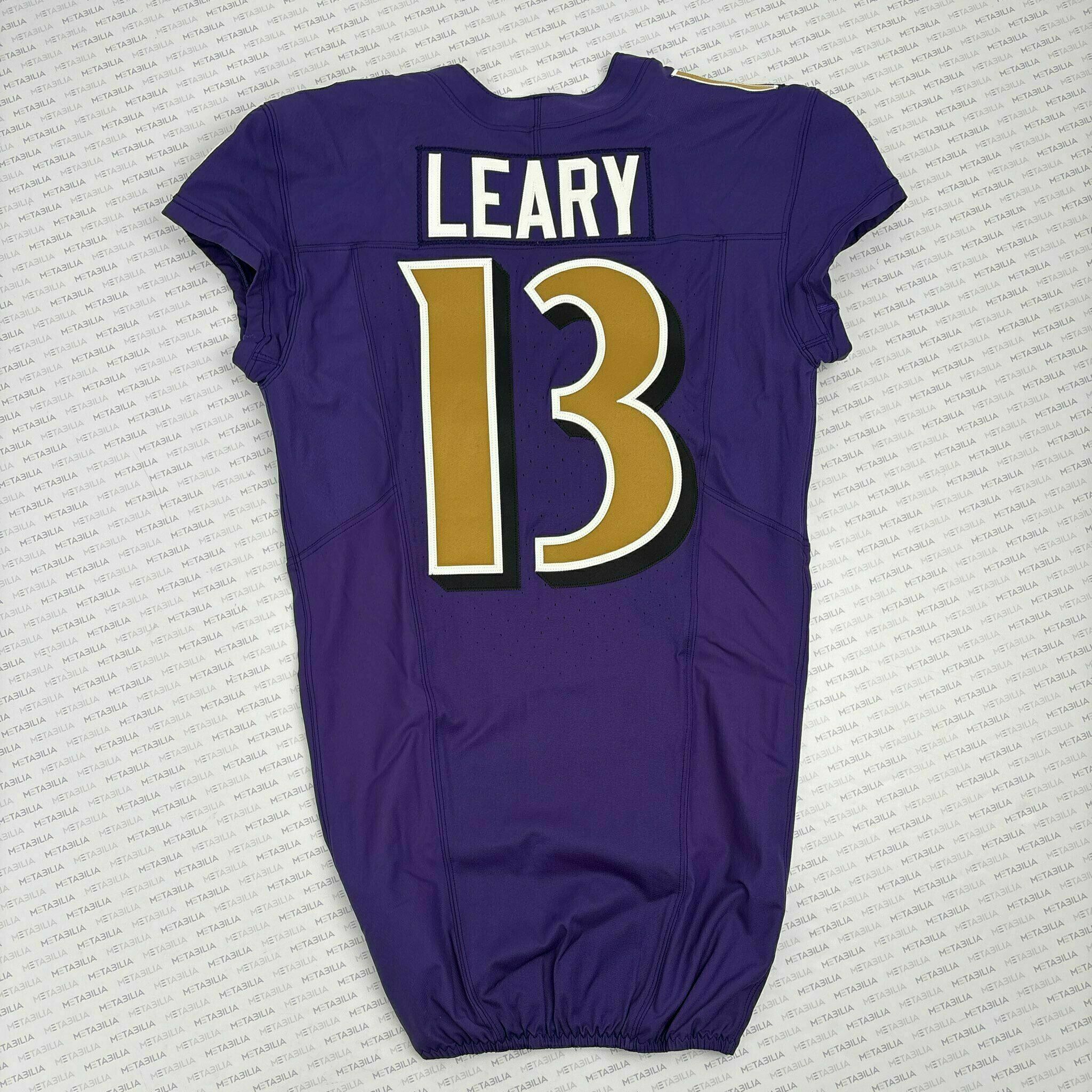 #13 Devin Leary Team-Issued Purple Jersey
