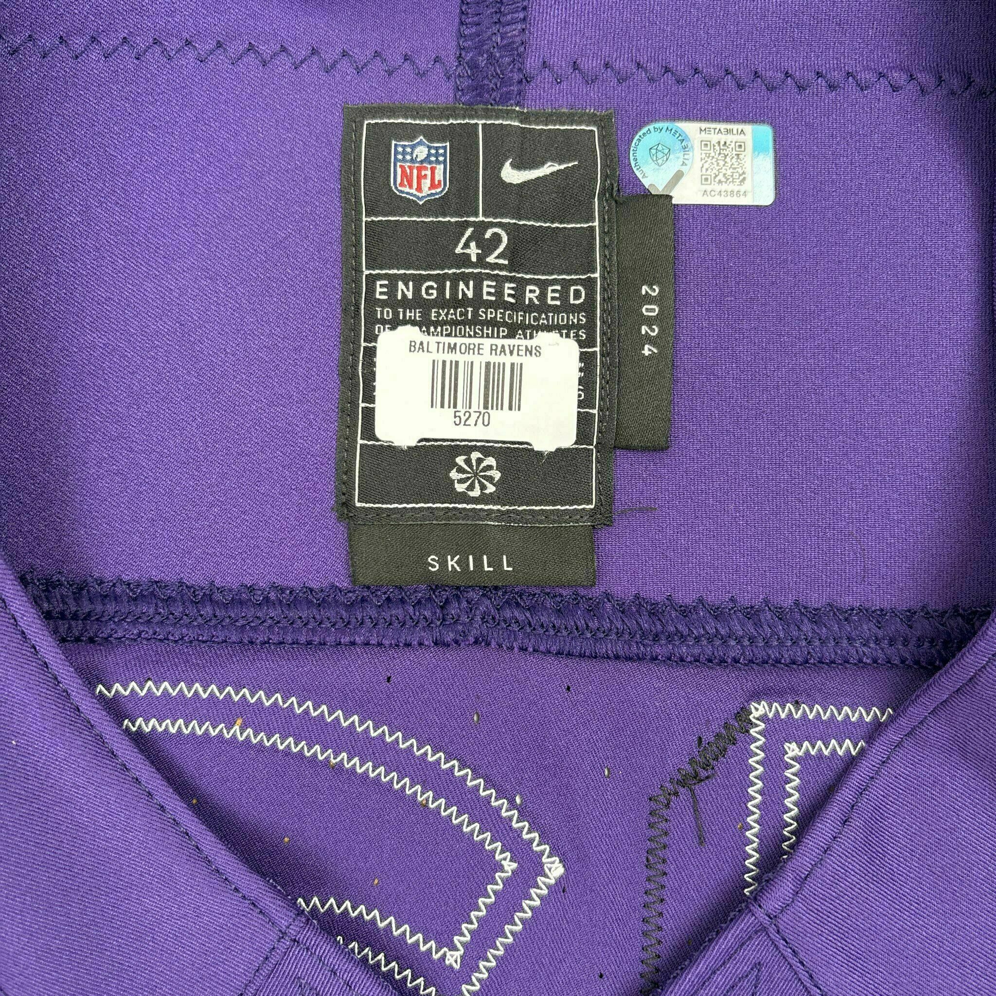 #13 Devin Leary Team-Issued Purple Jersey