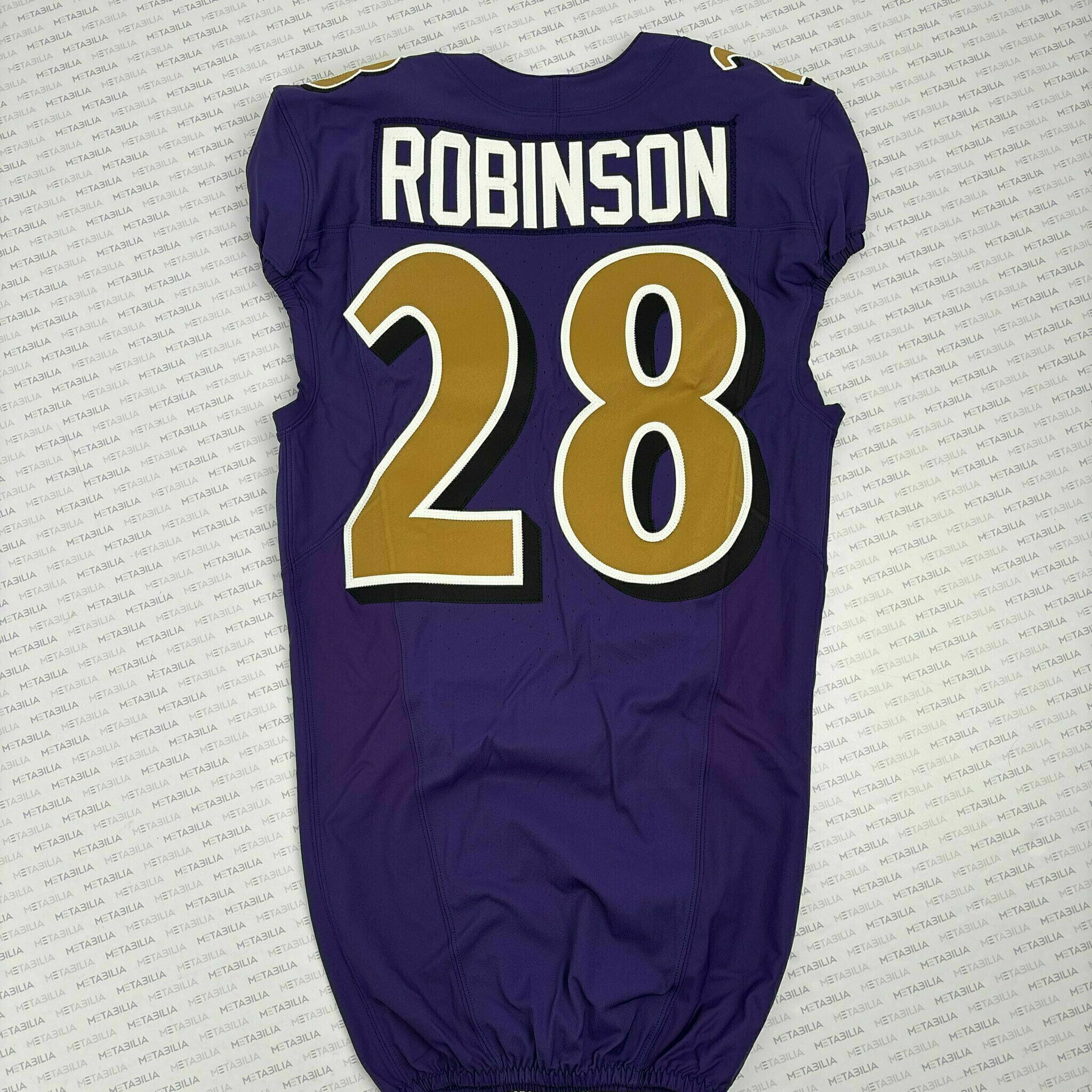 #28 Marquise Robinson Team-Issued Purple Jersey