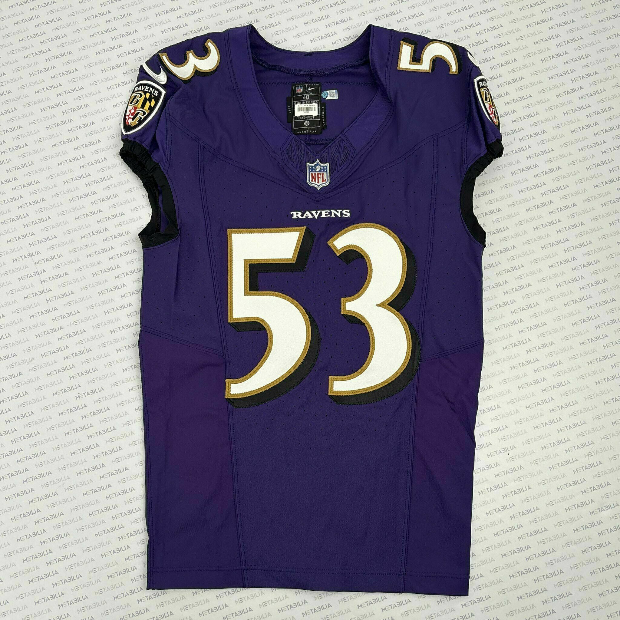 #53 Del'Shawn Phillips Team-Issued Purple Jersey