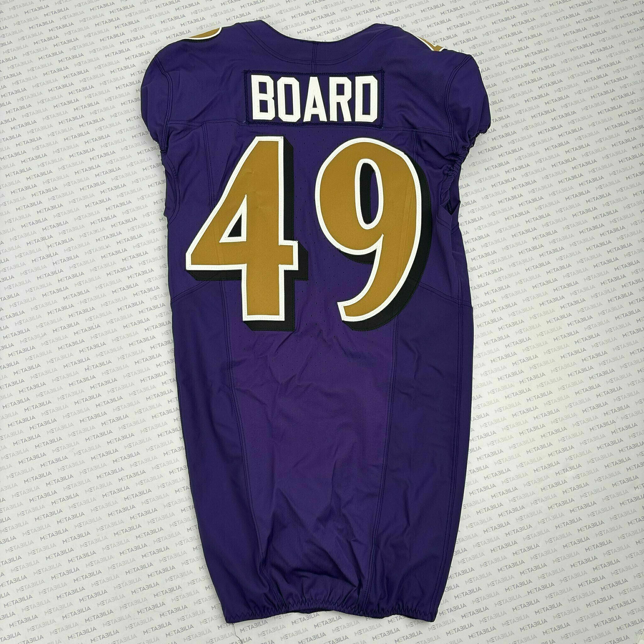 #49 Chris Board Team-Issued Purple Jersey