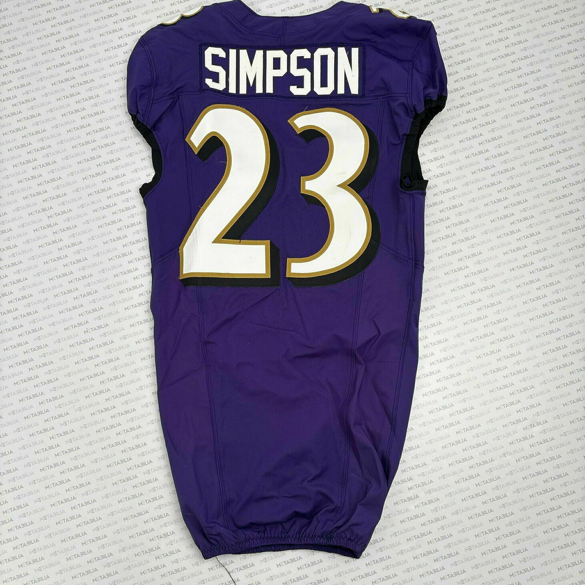#32 Trenton Simpson Team-Issued Purple Jersey