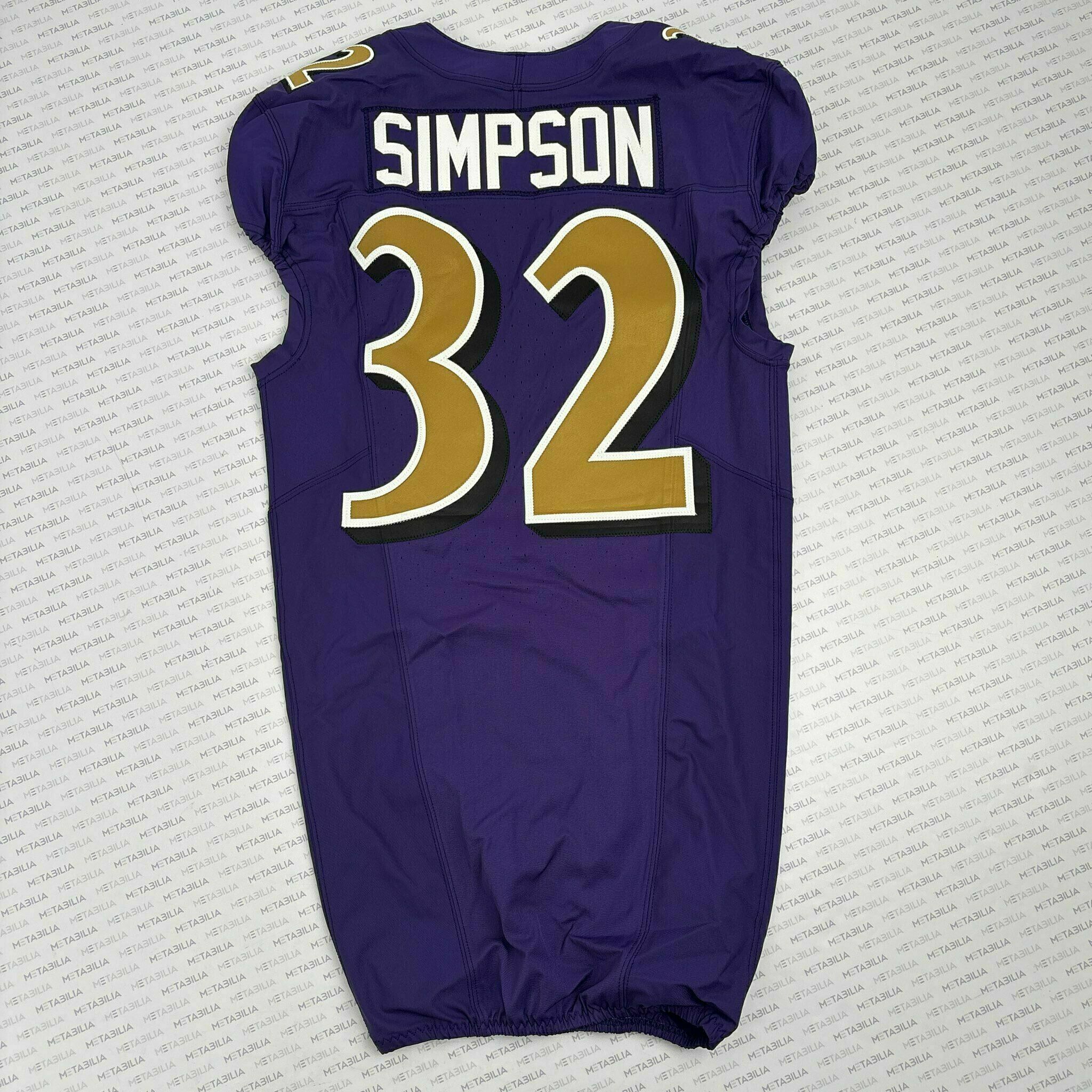 #32 Trenton Simpson Team-Issued Purple Jersey