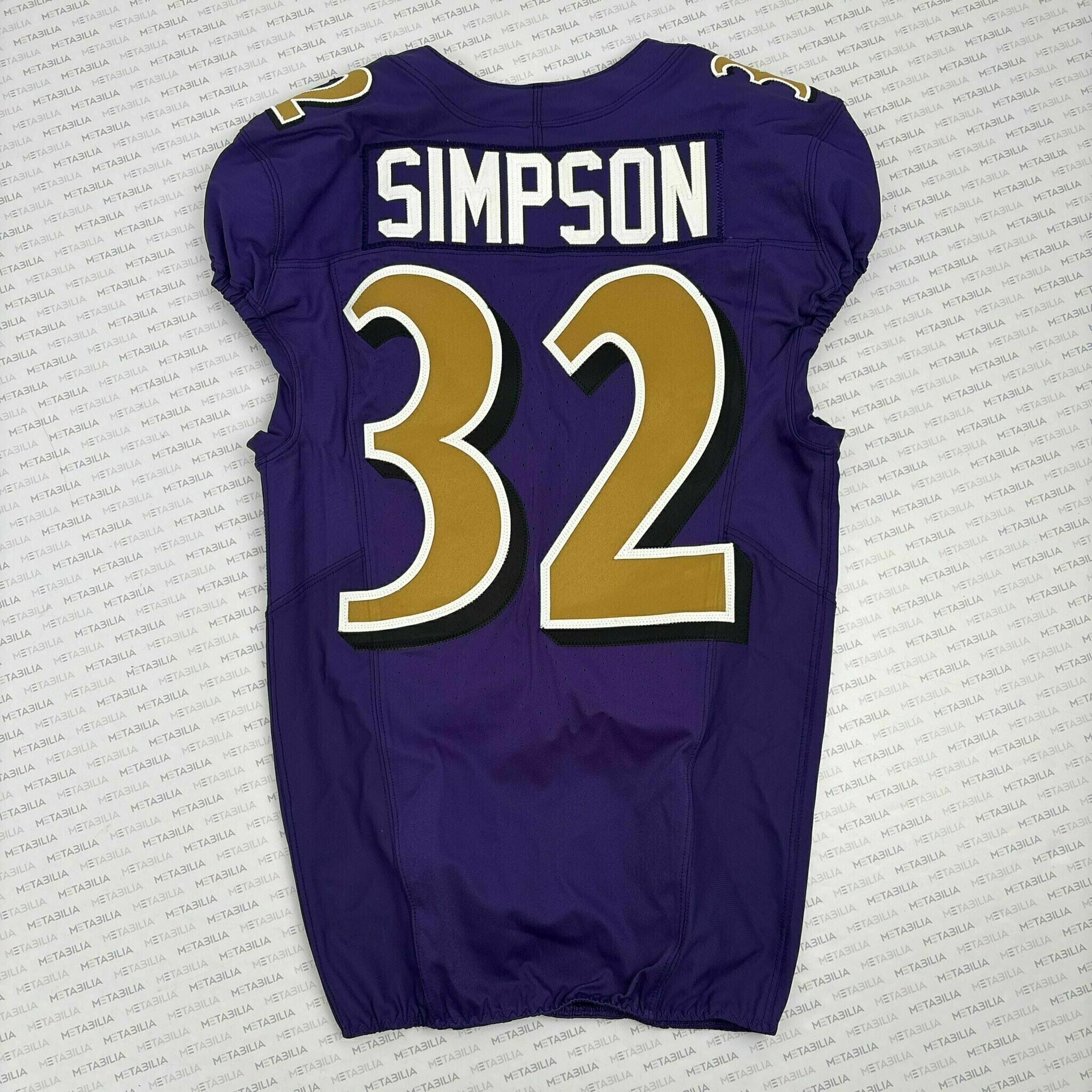 #32 Trenton Simpson Team-Issued Purple Jersey