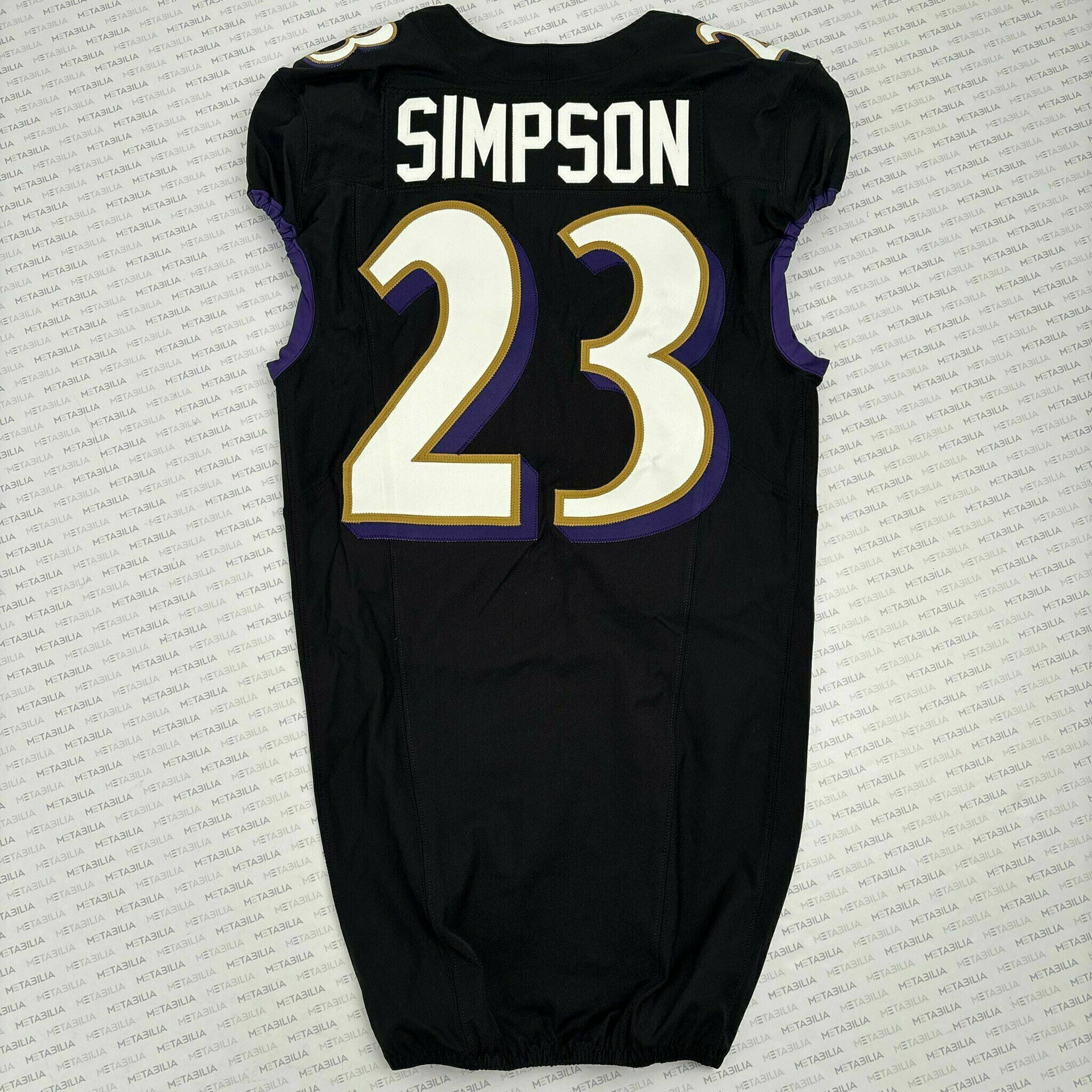 #23 Trenton Simpson Team-Issued Black Jersey