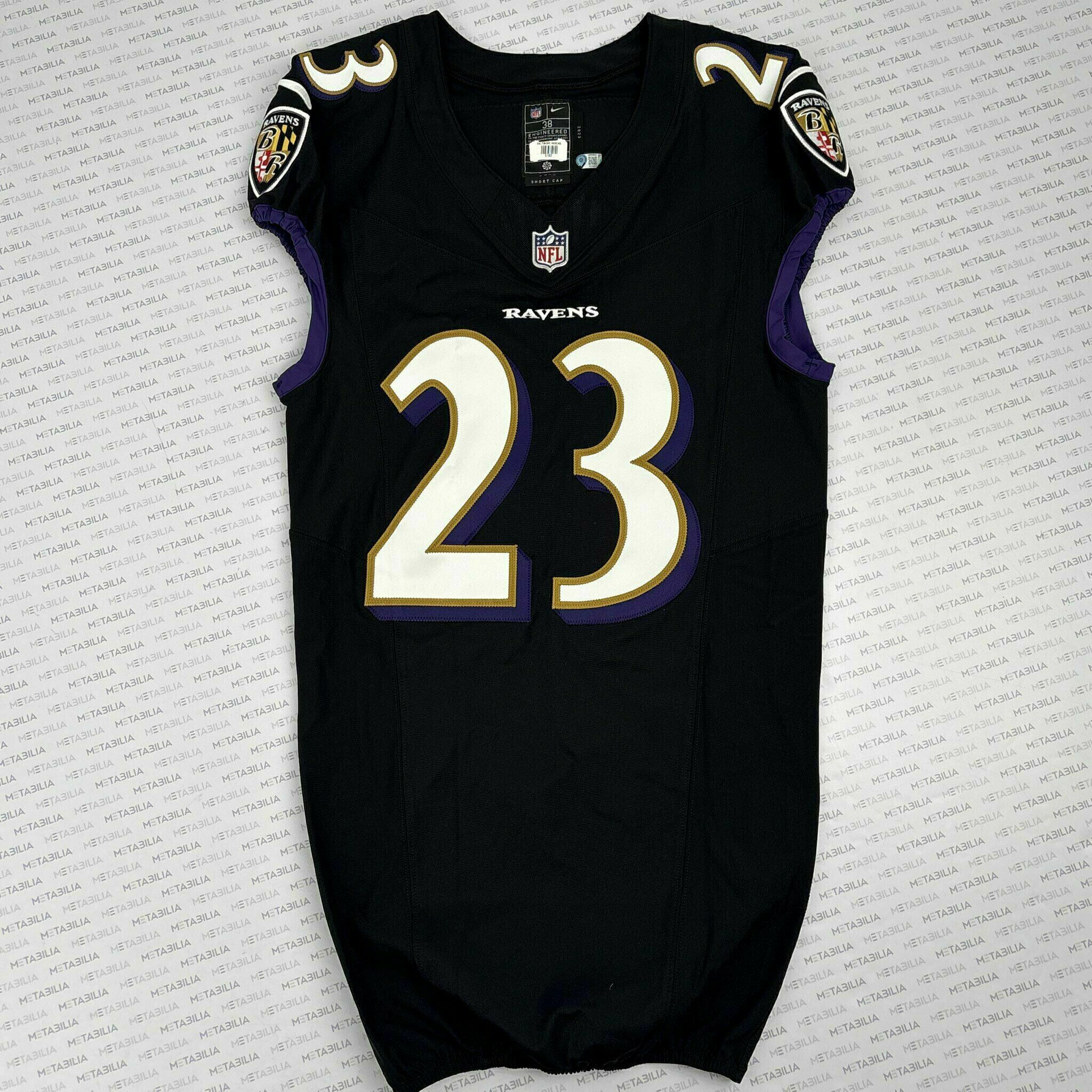 #23 Trenton Simpson Team-Issued Black Jersey