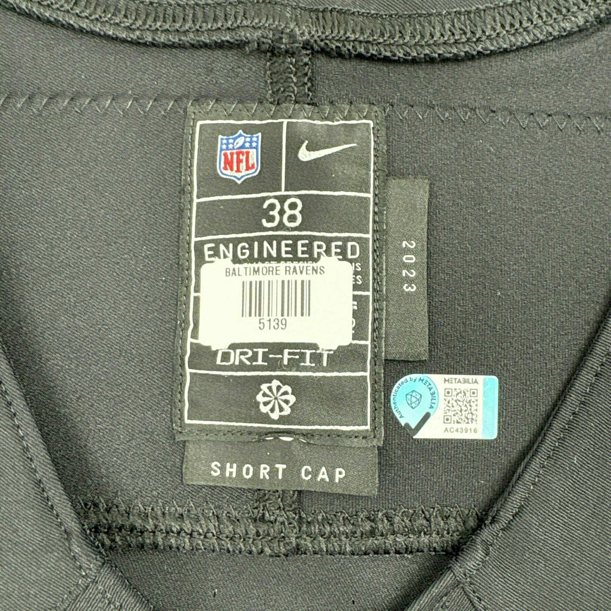 #39 Eddie Jackson Team-Issued Black Jersey