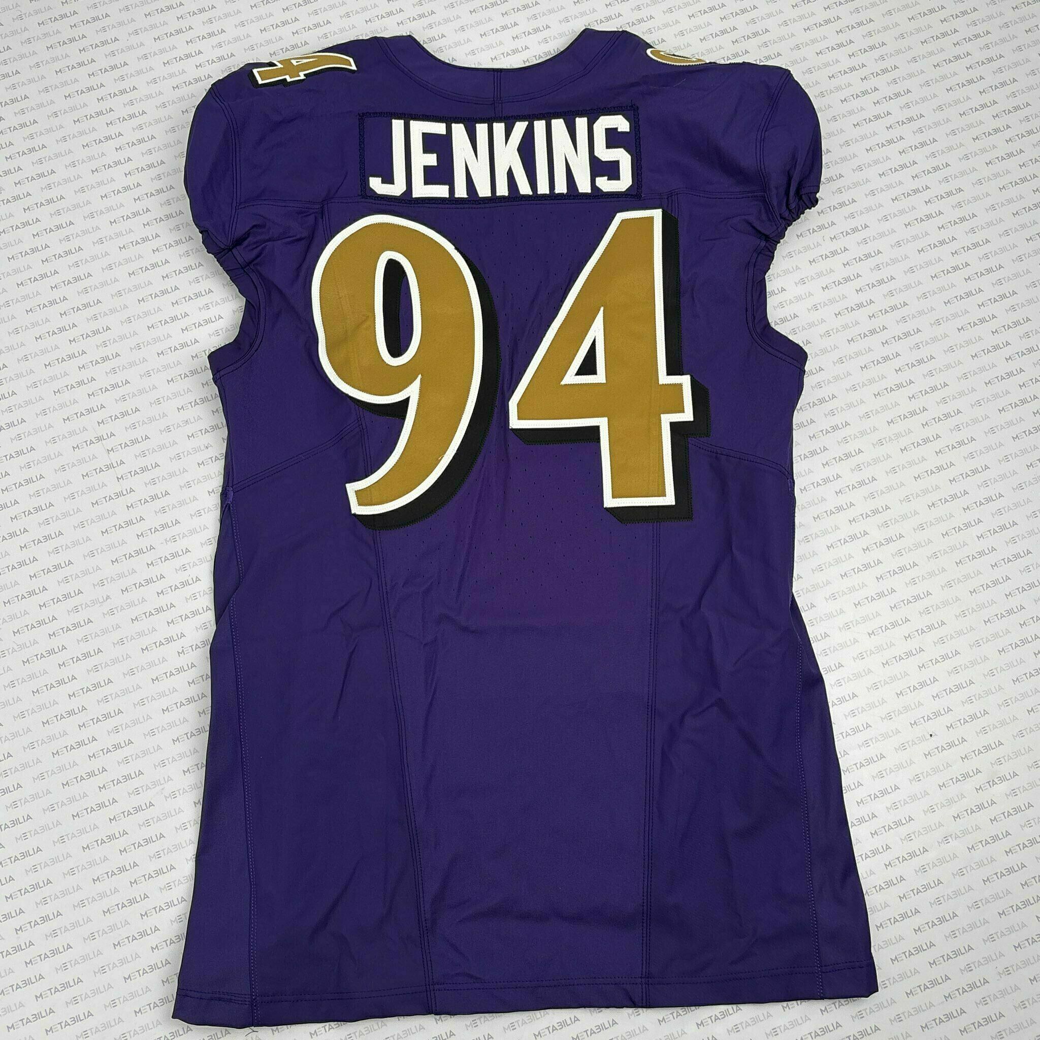 #94 John Jenkins Team-Issued Purple Jersey