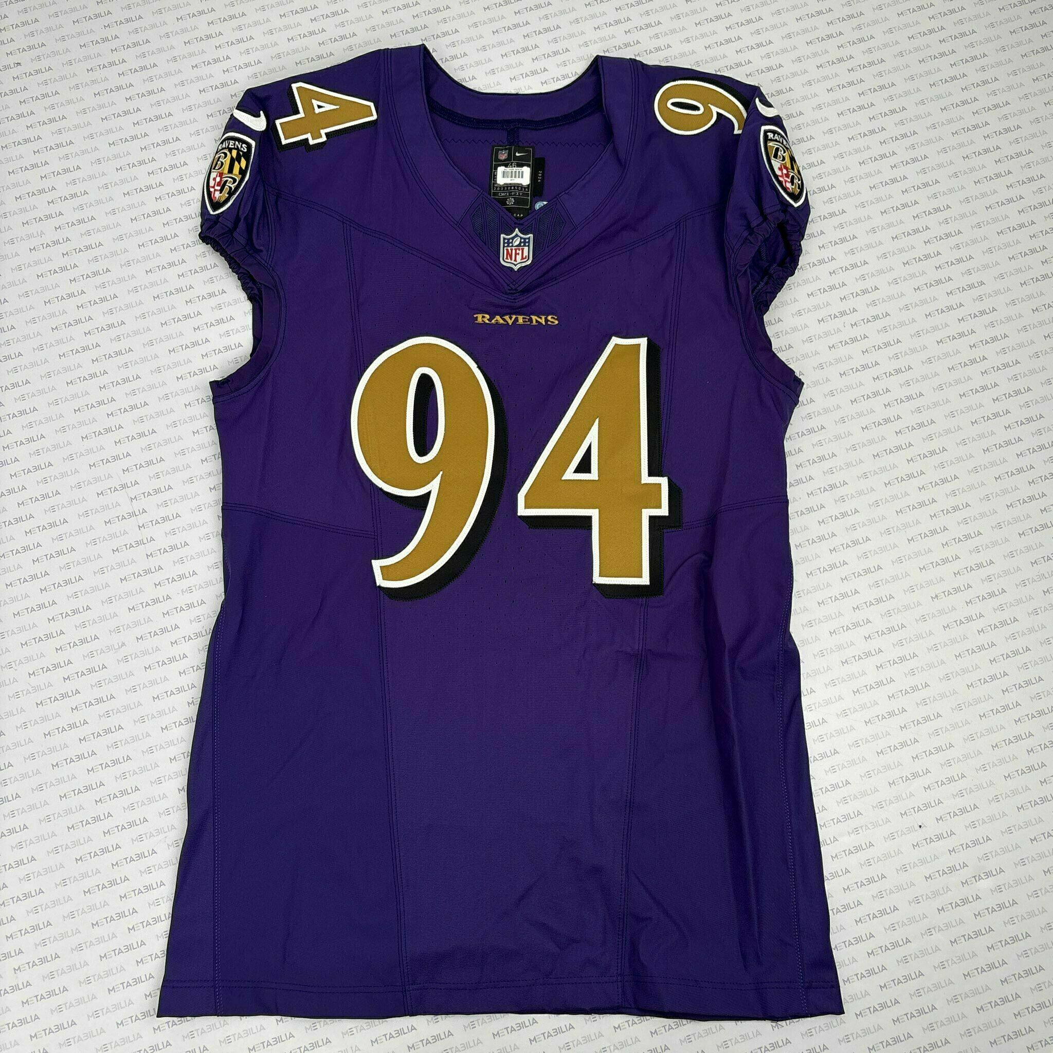 #94 John Jenkins Team-Issued Purple Jersey