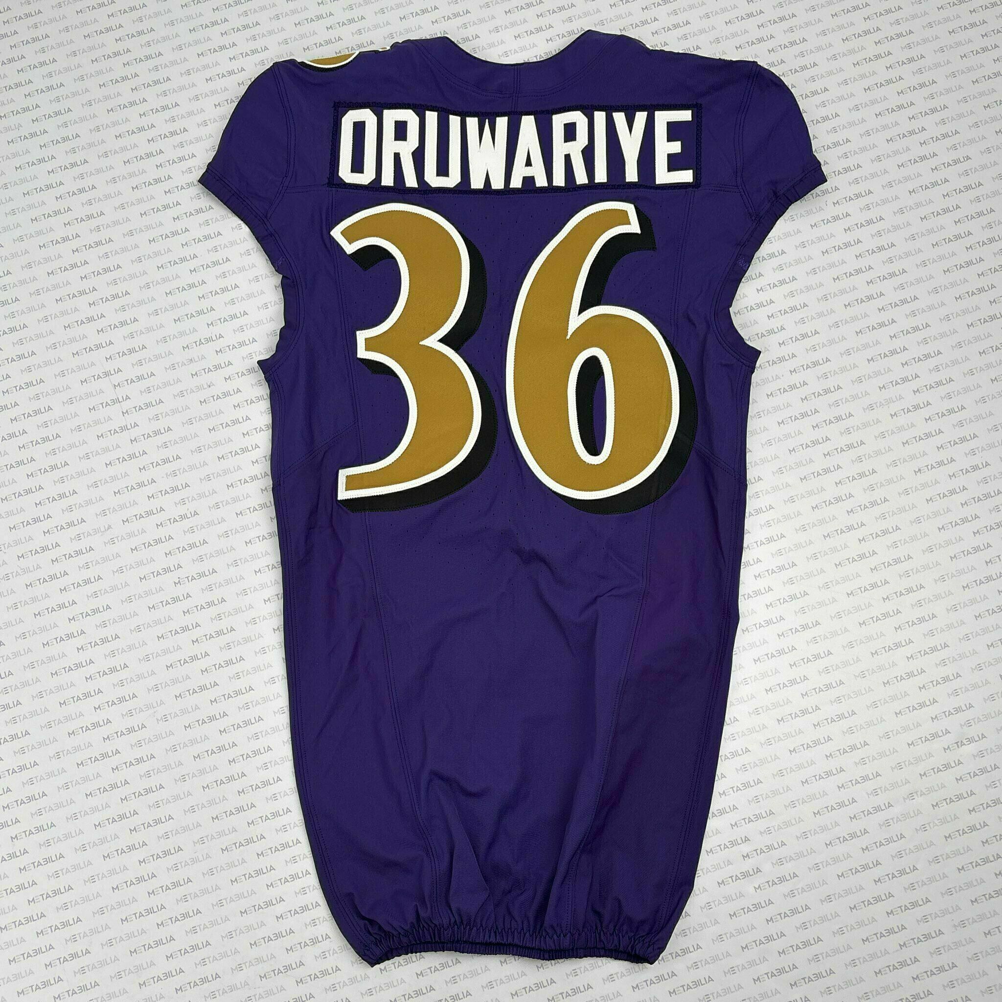 #36 Amani Oruwariye Team-Issued Purple Jersey