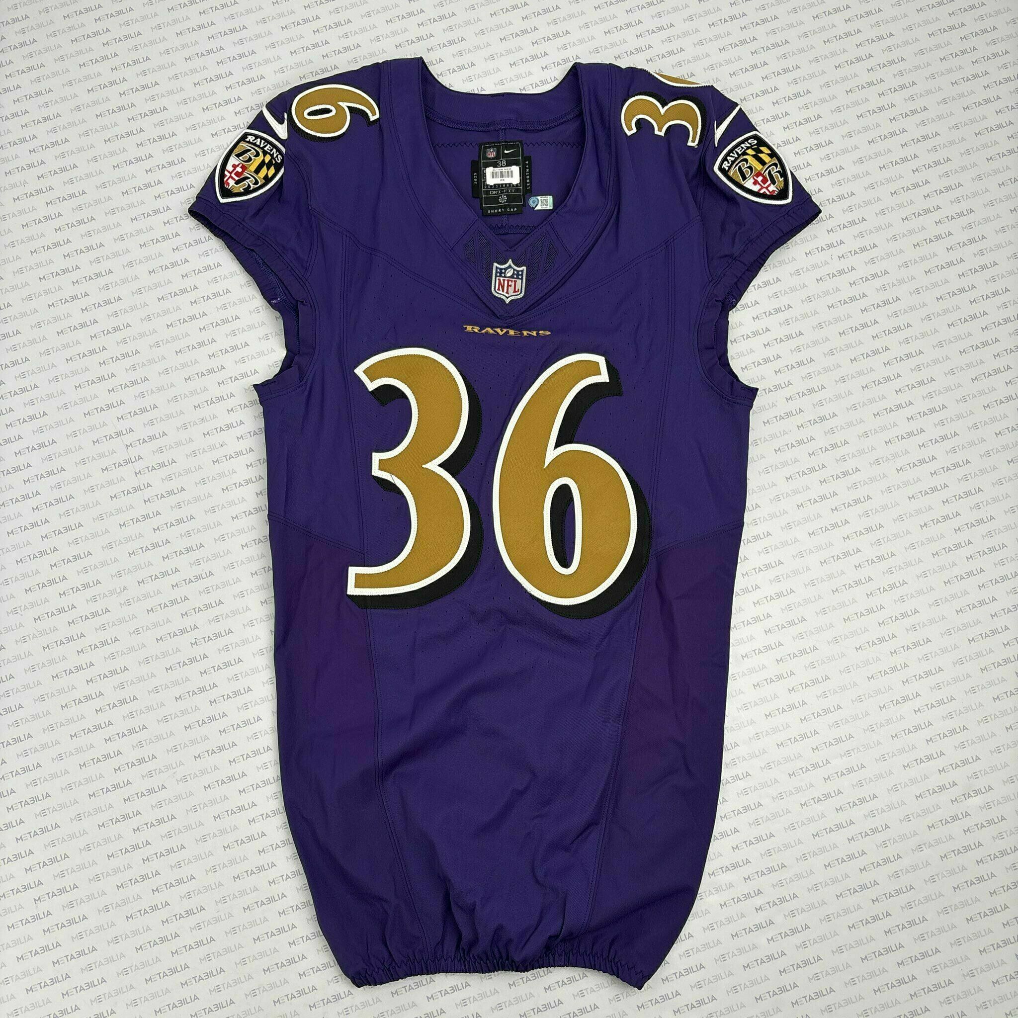 #36 Amani Oruwariye Team-Issued Purple Jersey