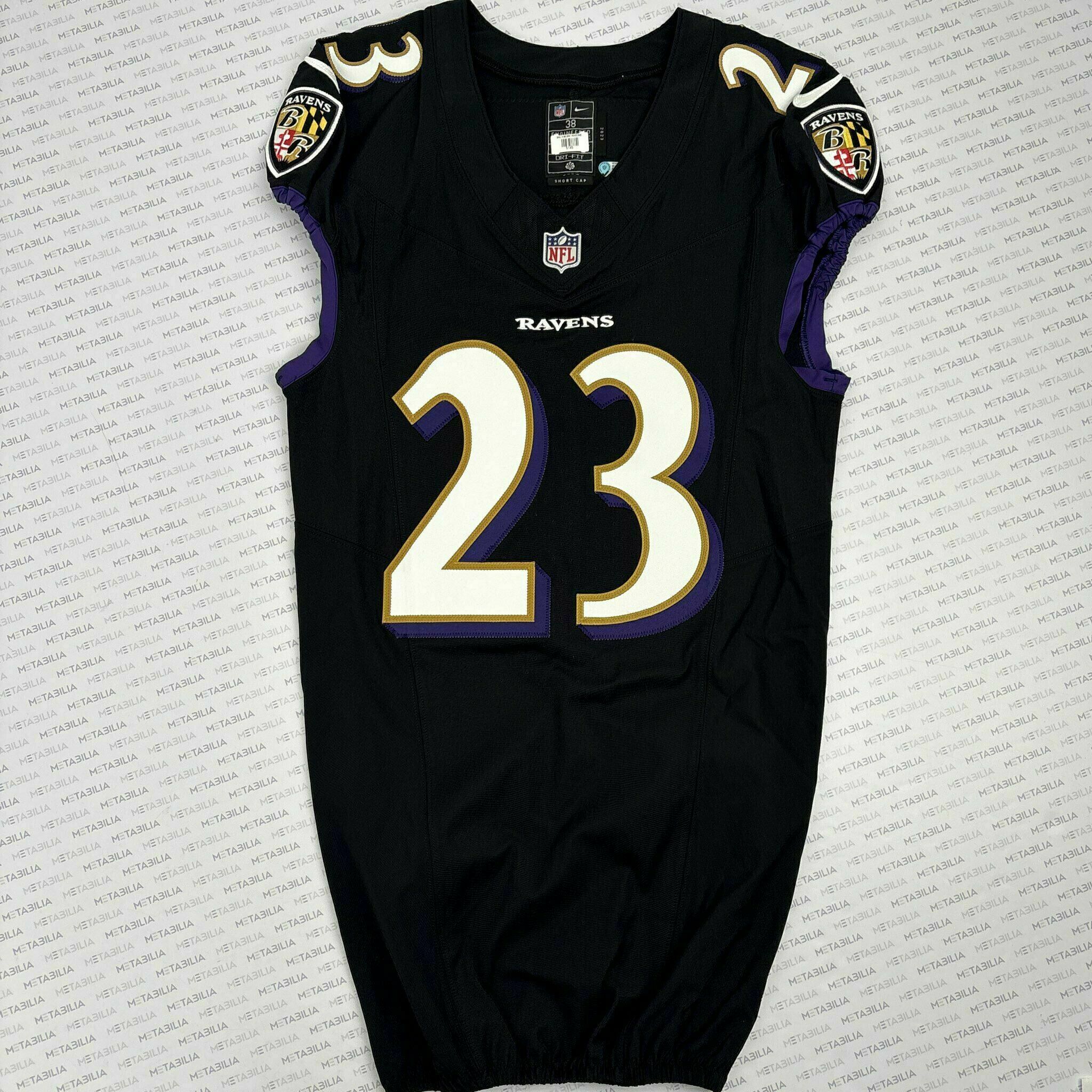 #23 Trenton Simpson Team-Issued Black Jersey