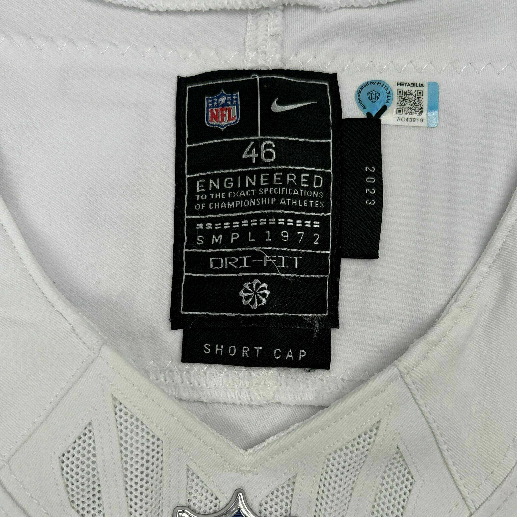 #98 Travis Jones Team-Issued White Jersey
