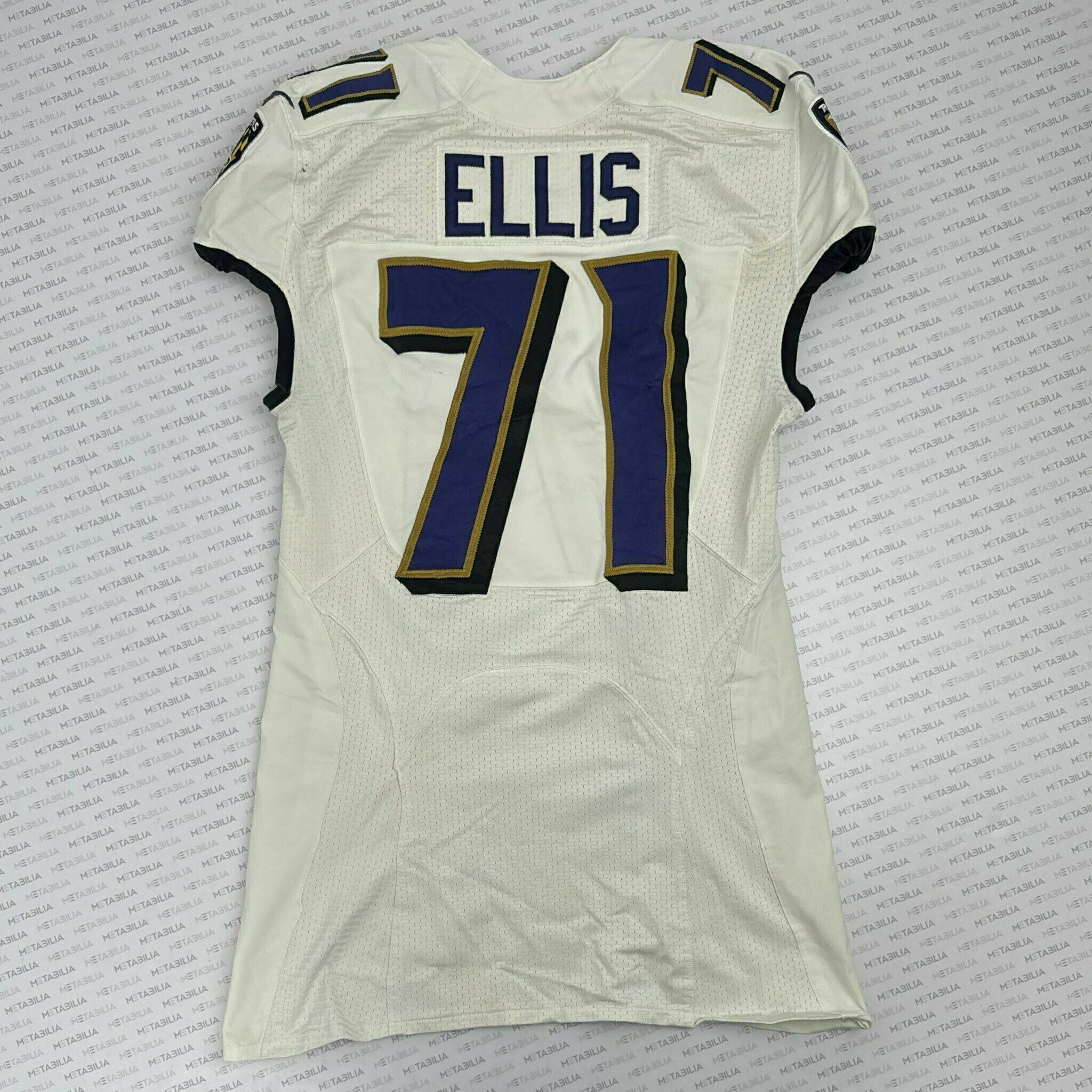 #71 Justin Ellis Team-Issued White Jersey