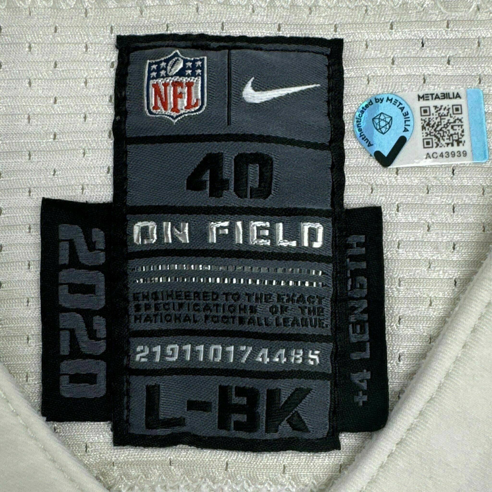 #71 Justin Ellis Team-Issued White Jersey