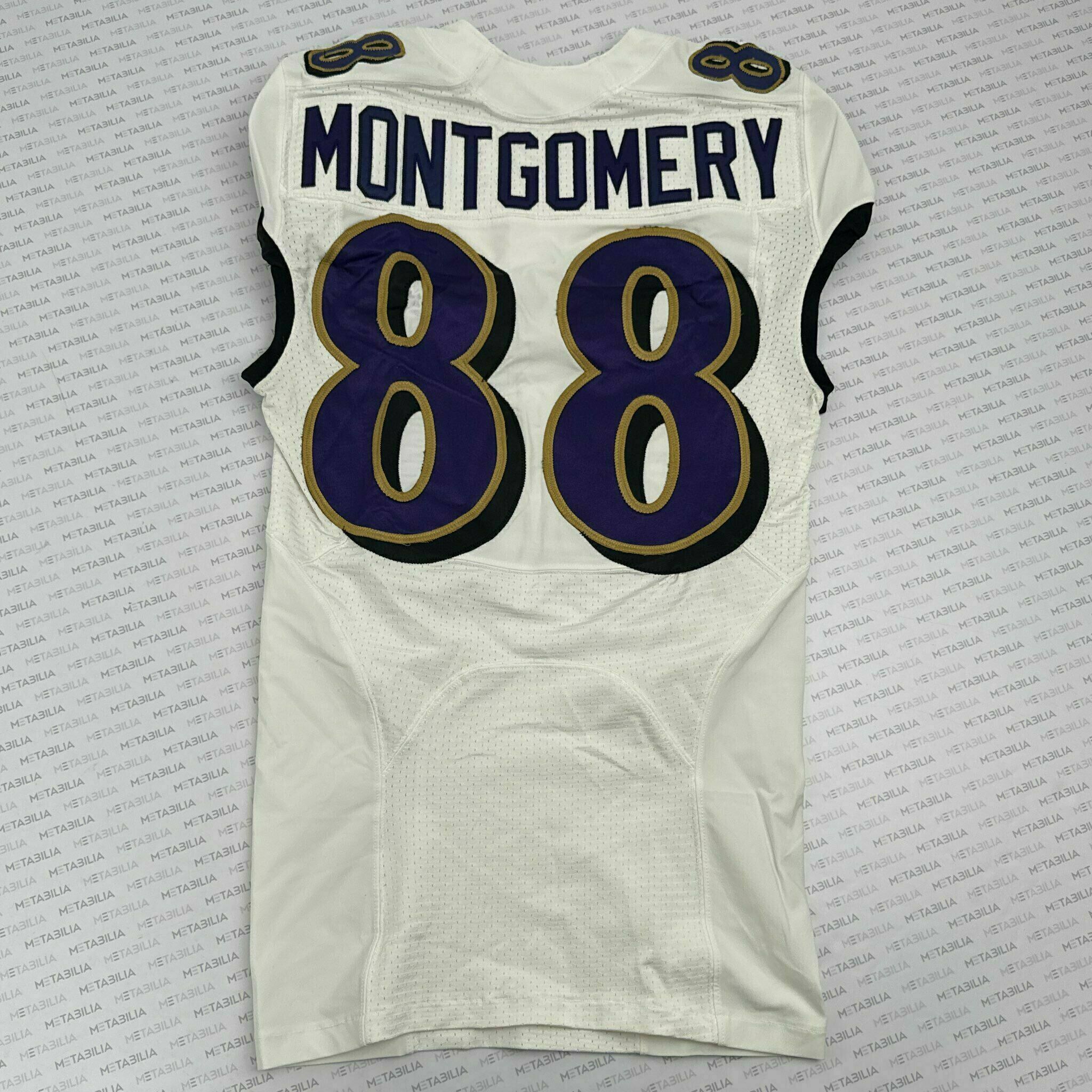 #88 Ty Montgomery Team-Issued White Jersey