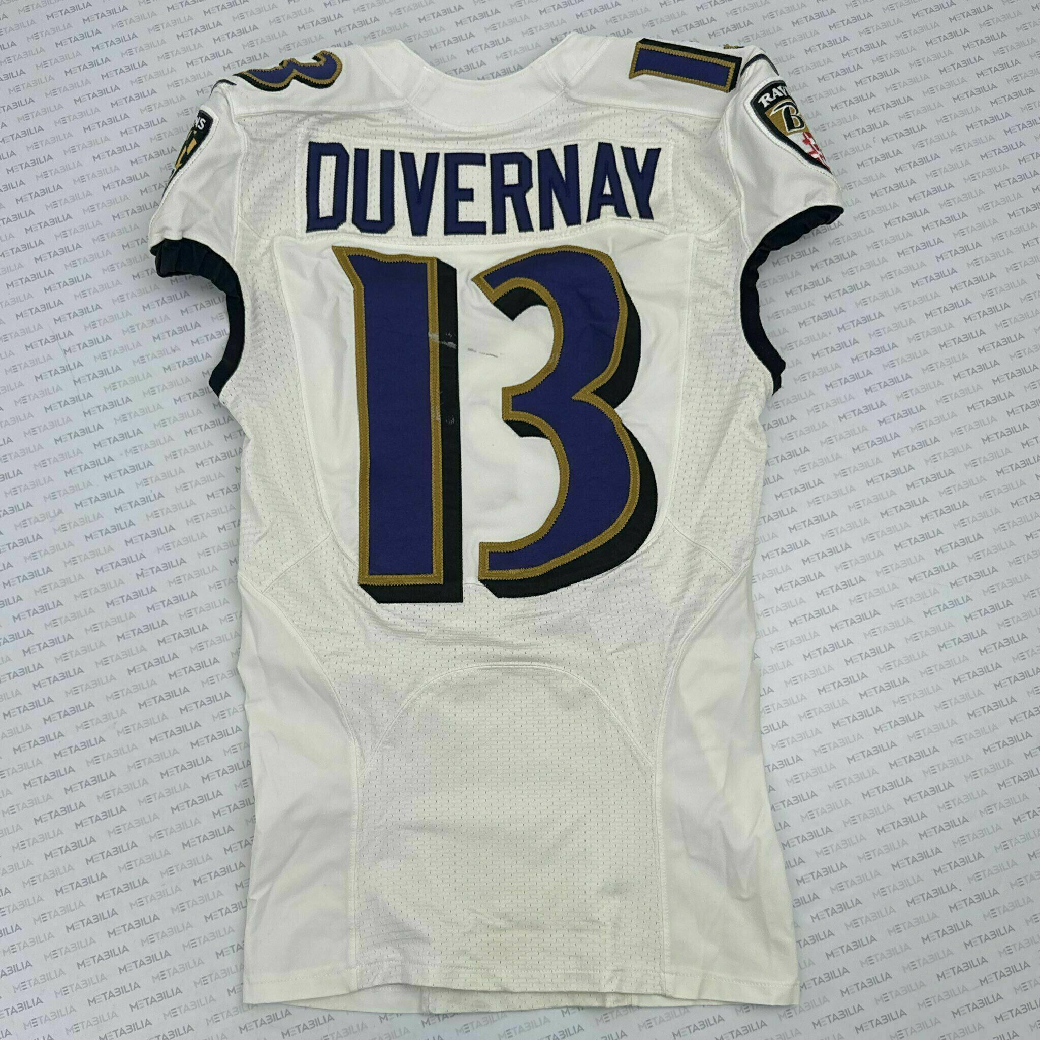 #13 Devin Duvernay Team-Issued White Jersey