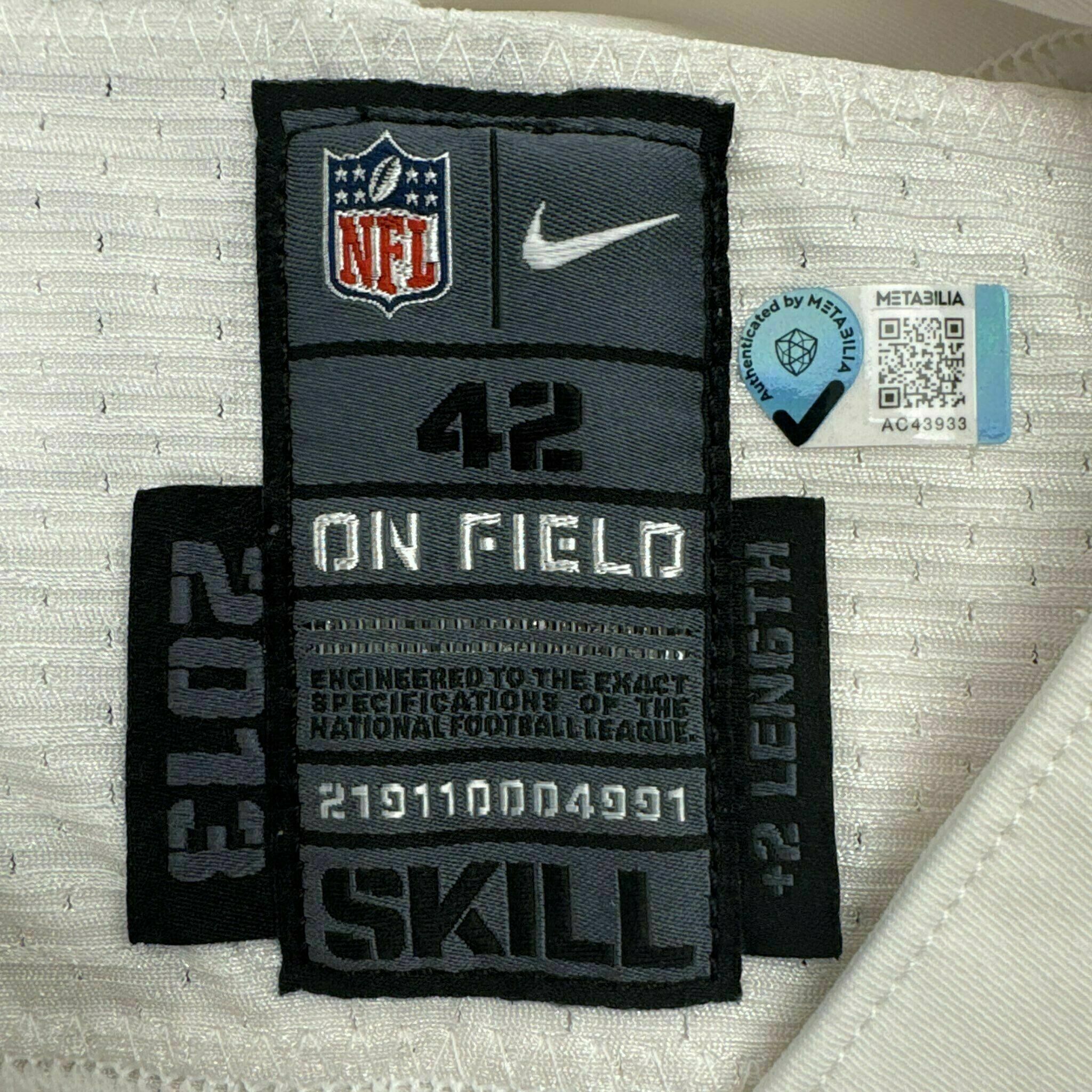 #81 Gavin Escobar Team-Issued White Jersey