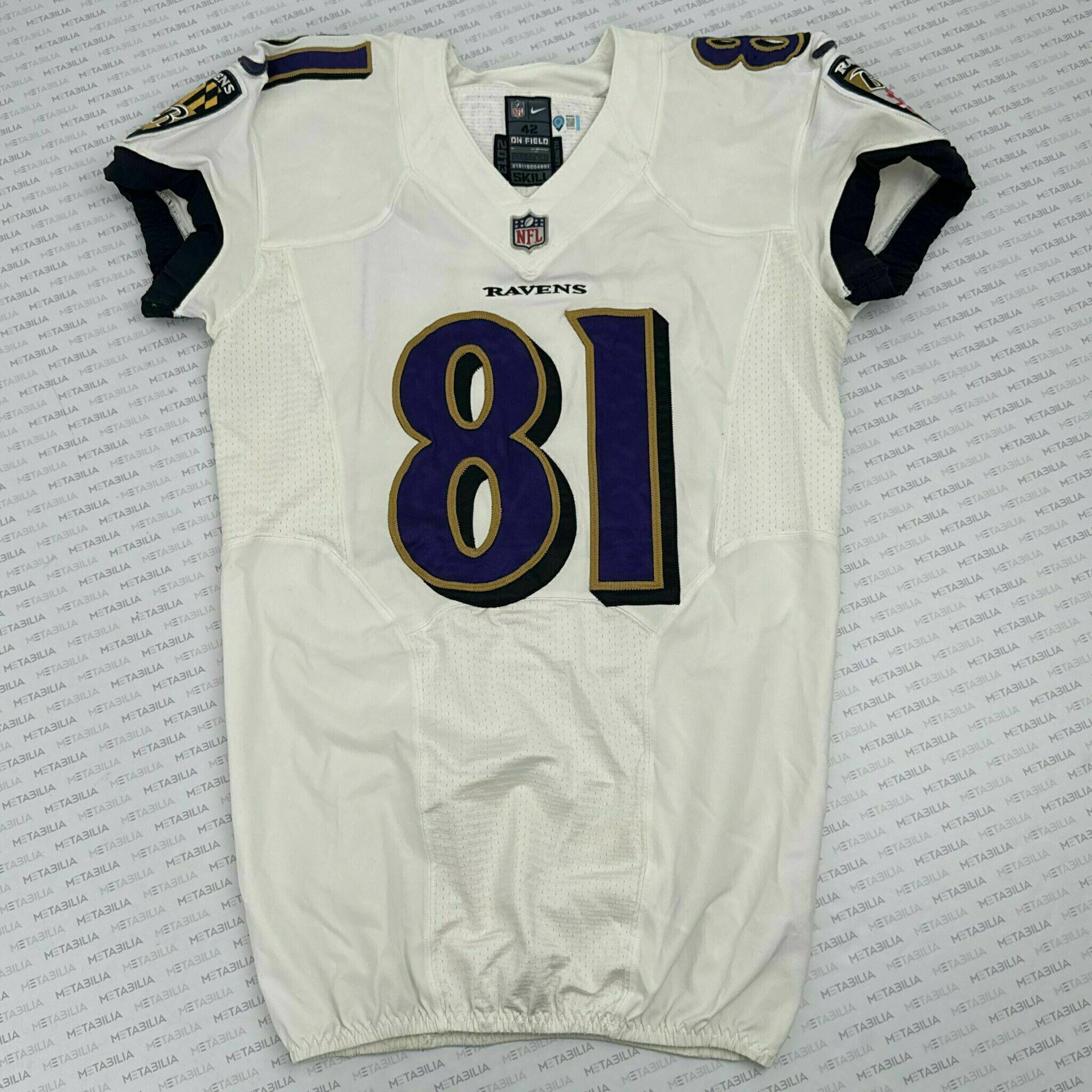 #81 Gavin Escobar Team-Issued White Jersey