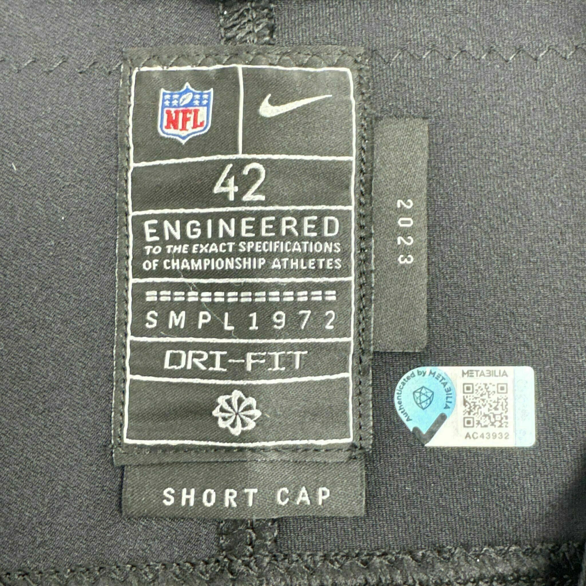 #41 Dre'Mont Jones Team-Issued Black Jersey