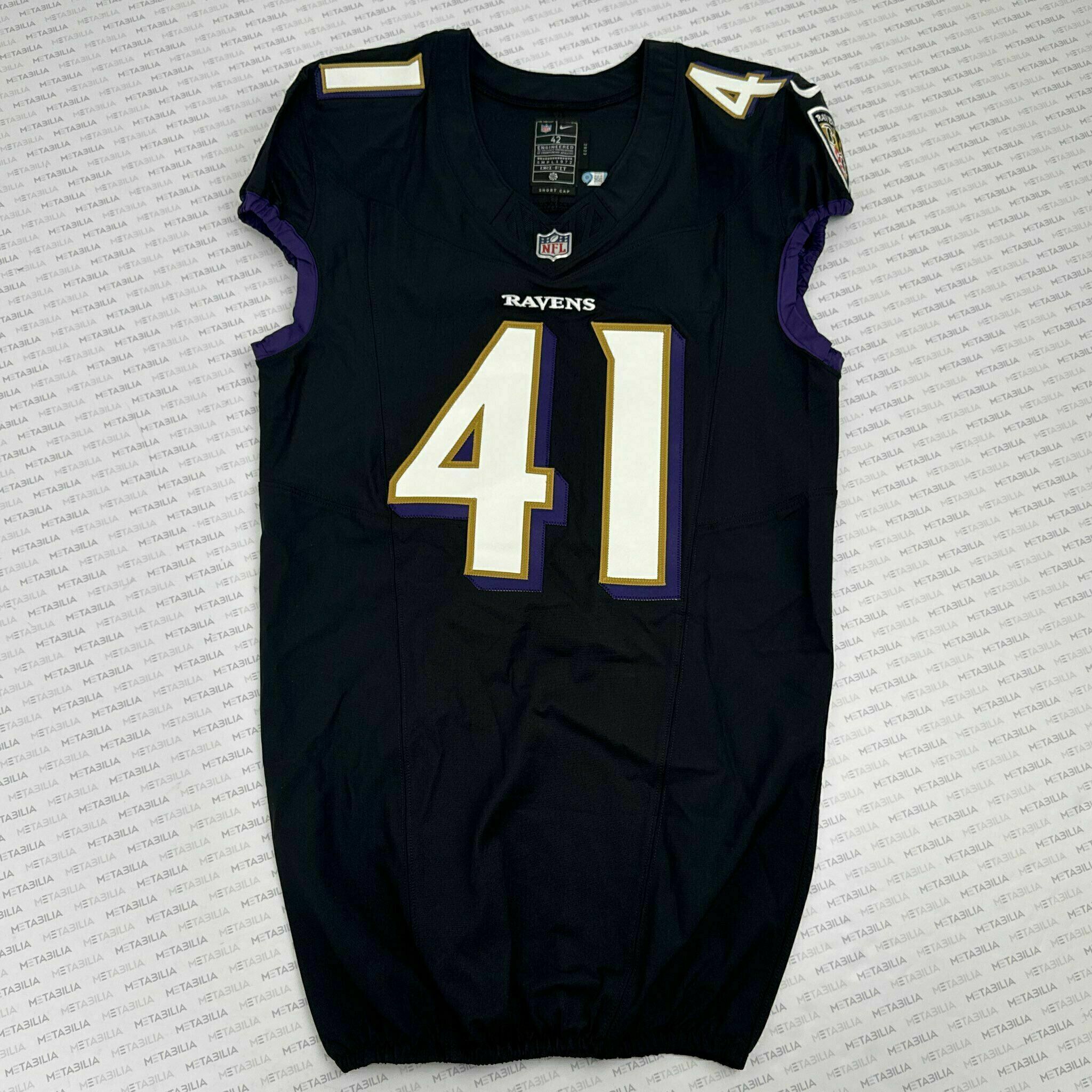 #41 Dre'Mont Jones Team-Issued Black Jersey