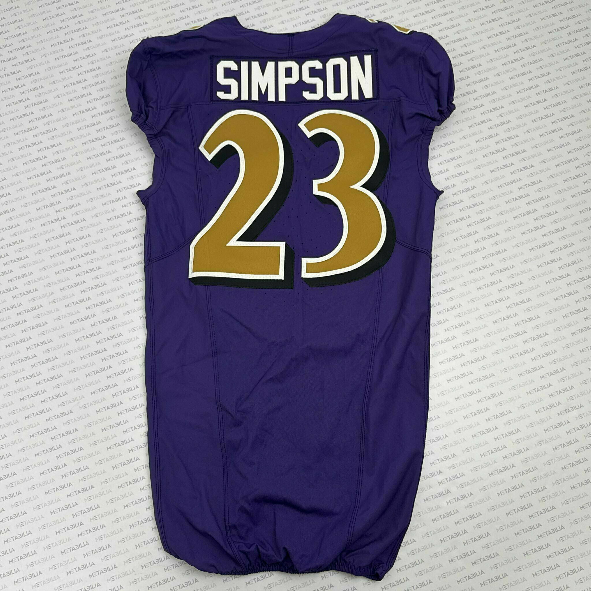 #23 Trenton Simpson Team-Issued Purple Jersey