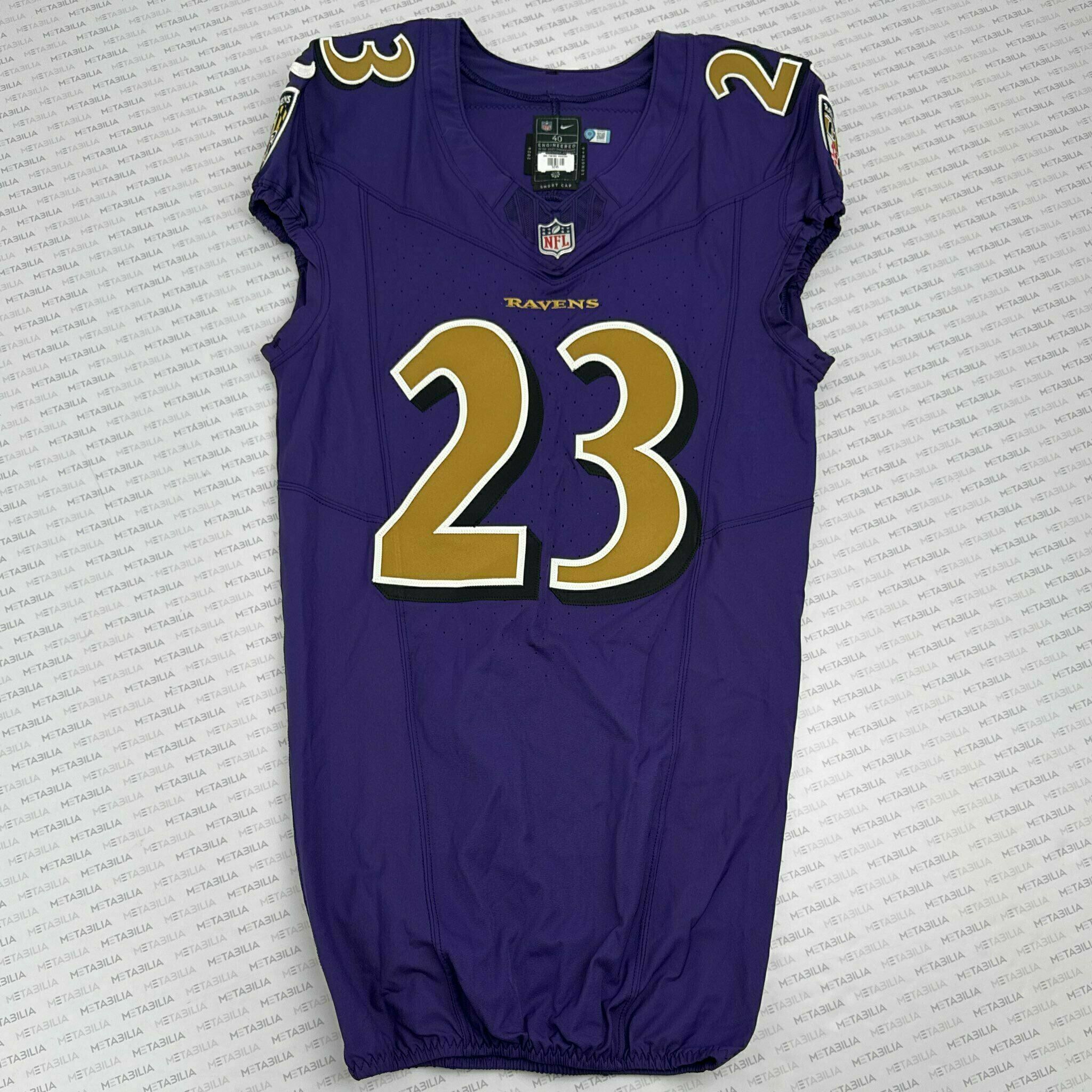 #23 Trenton Simpson Team-Issued Purple Jersey