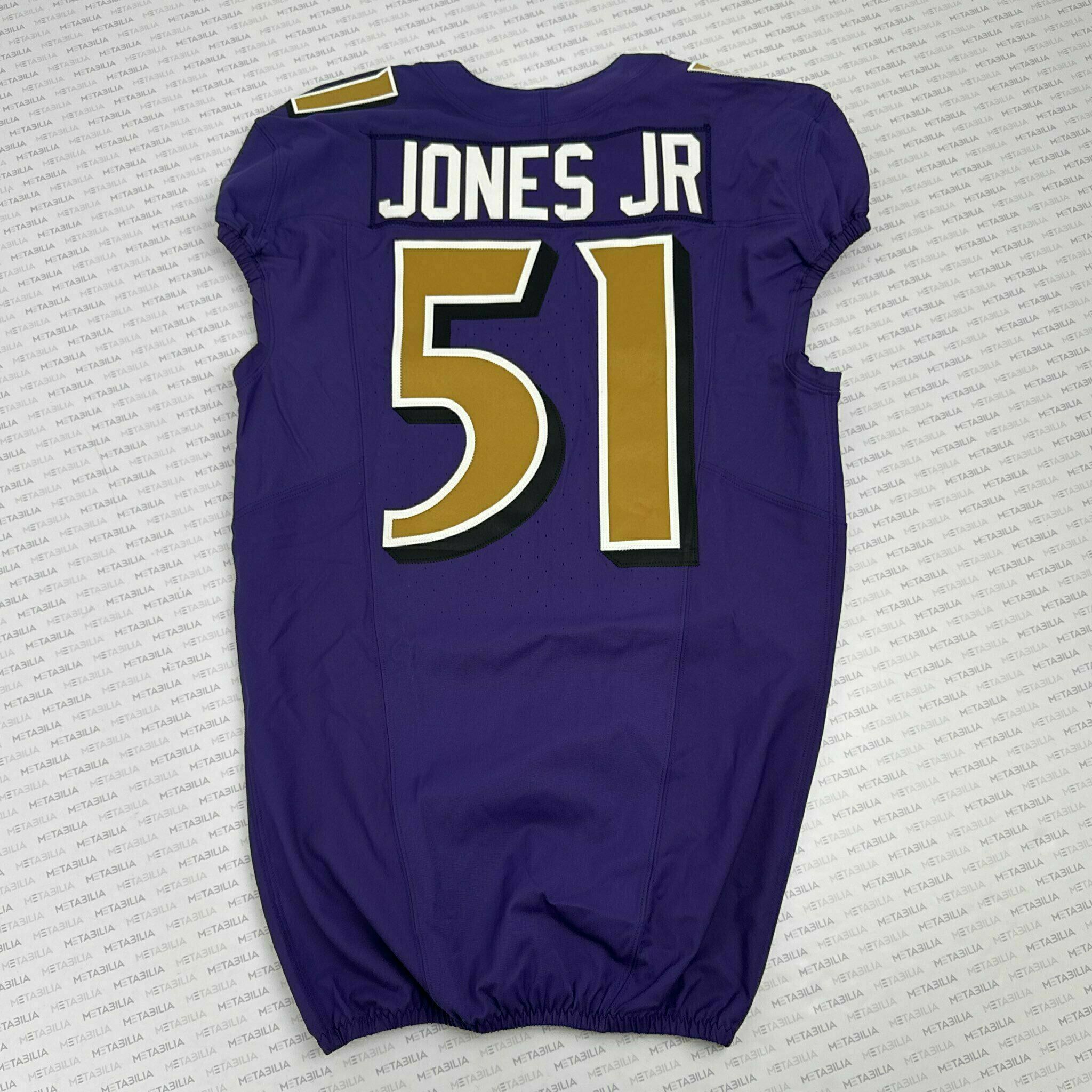 #51 Emery Jones Team-Issued Purple Jersey
