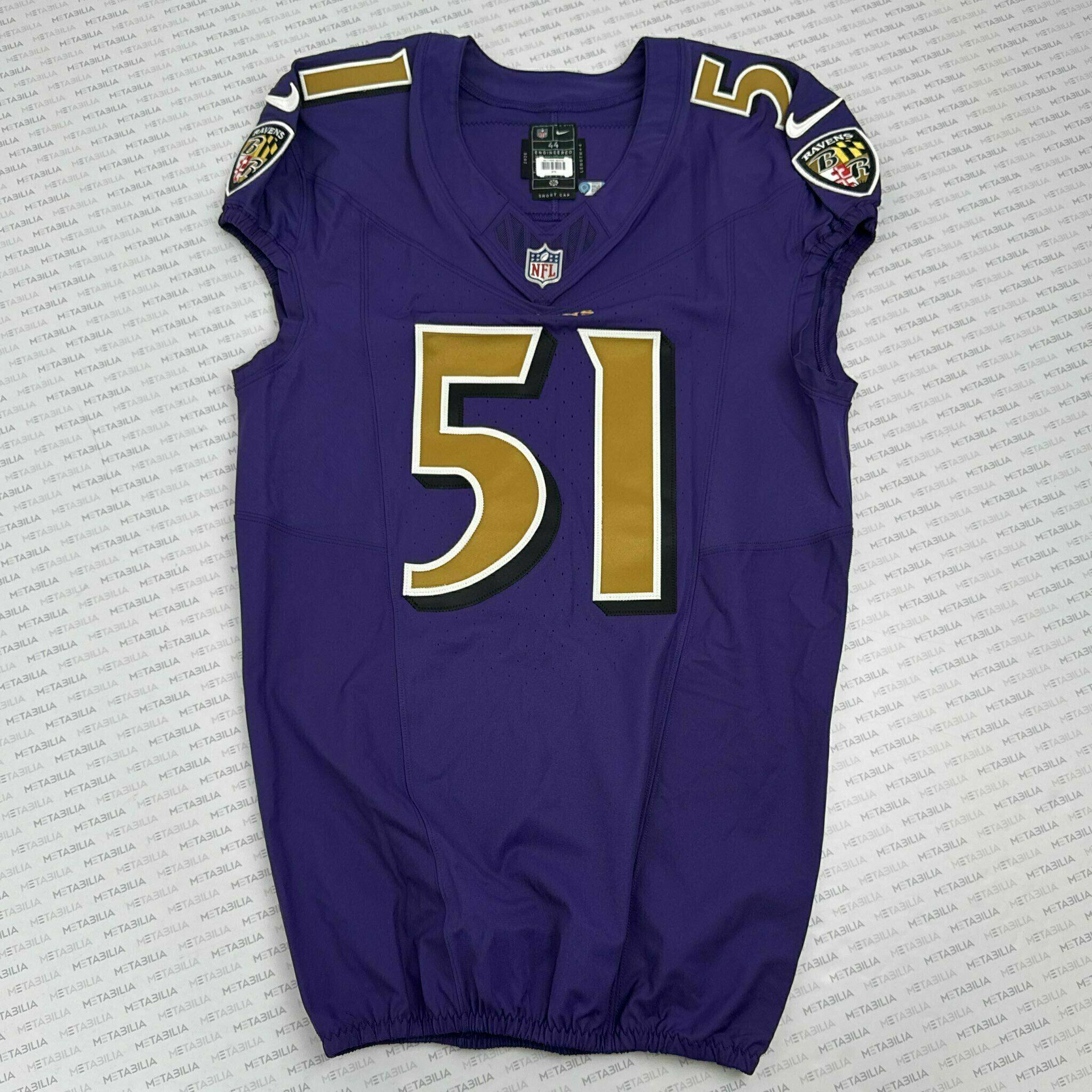 #51 Emery Jones Team-Issued Purple Jersey