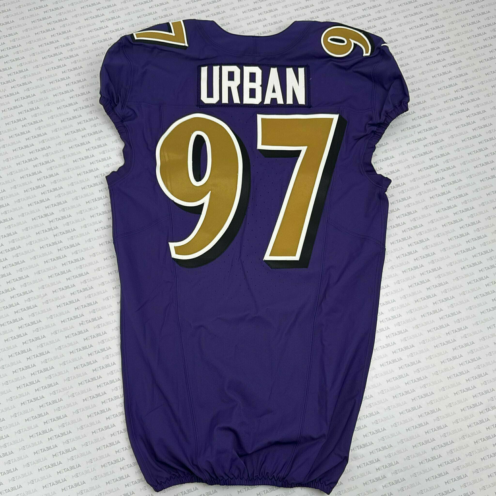 #97 Brent Urban Team-Issued Purple Jersey