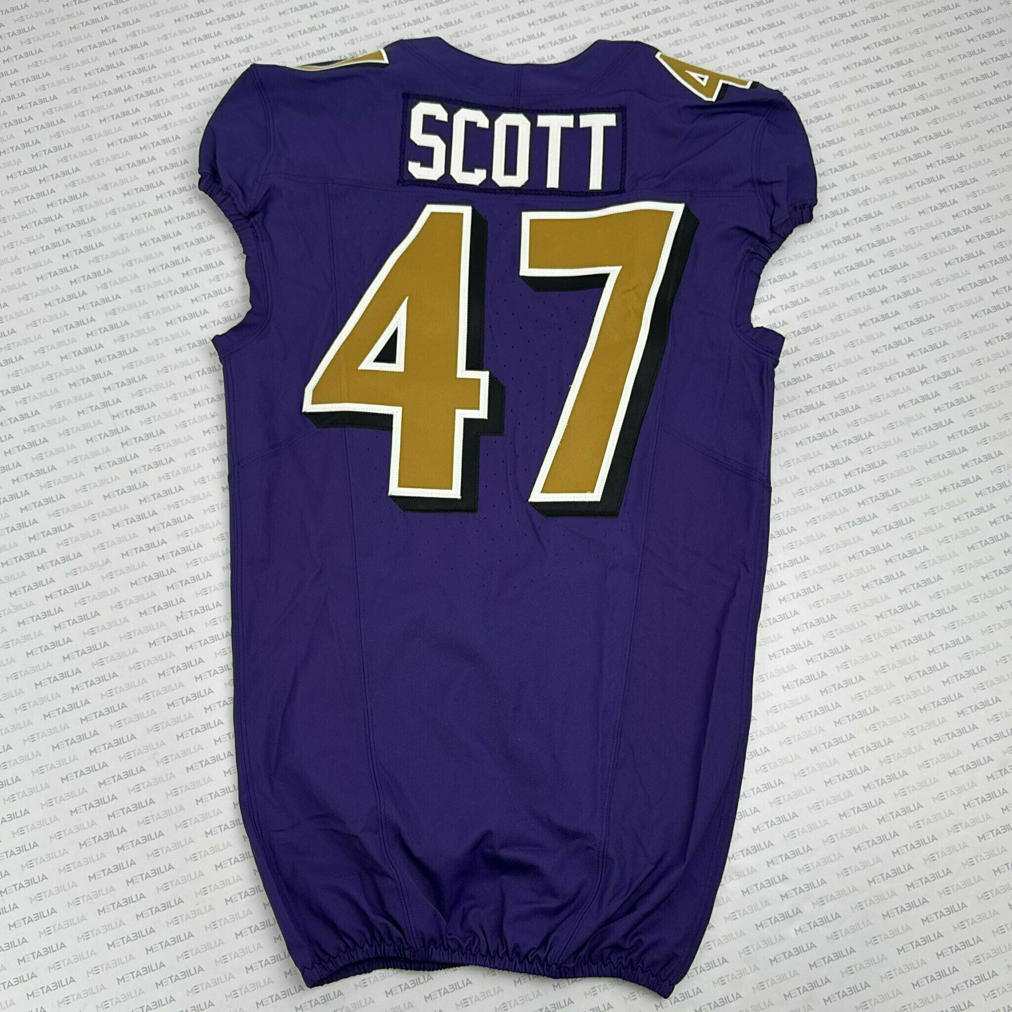#47 Lucas Scott Team-Issued Purple Jersey
