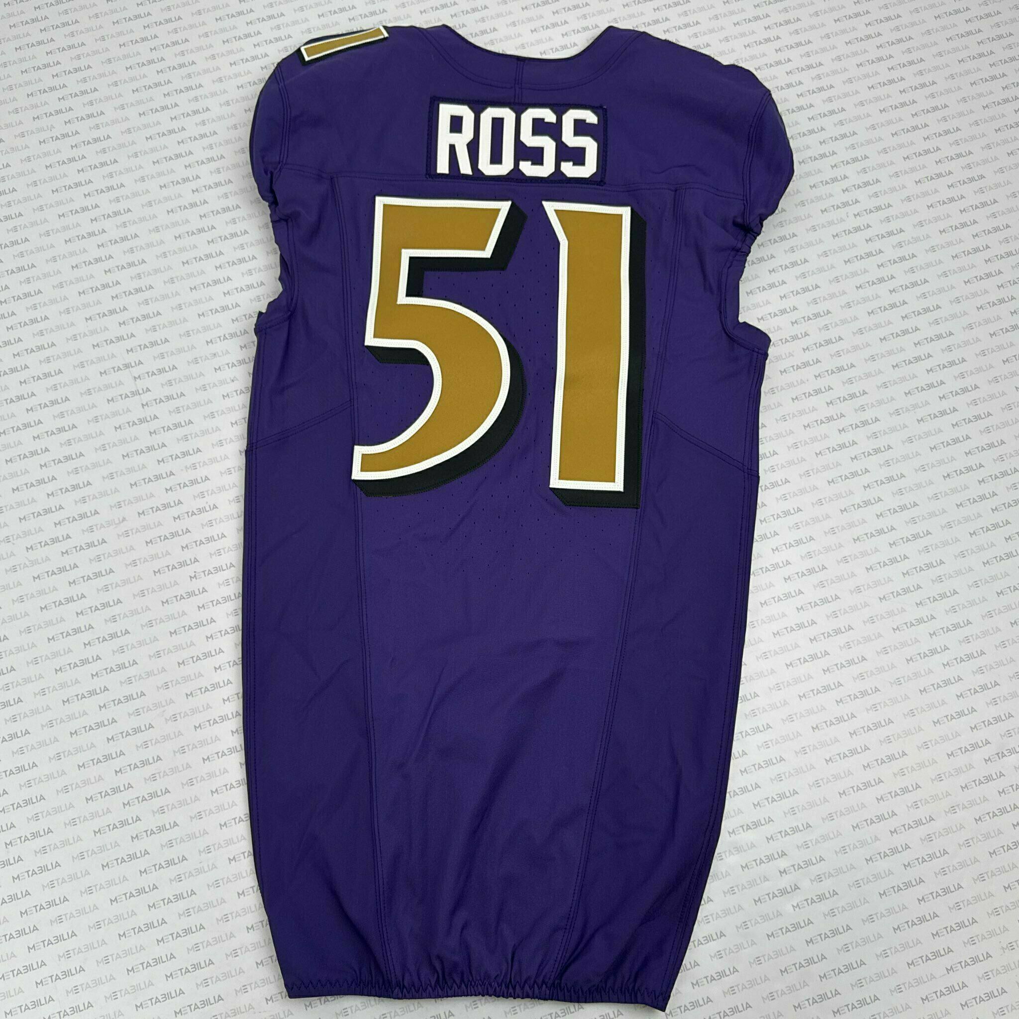 #51 Josh Ross Team-Issued Purple Jersey