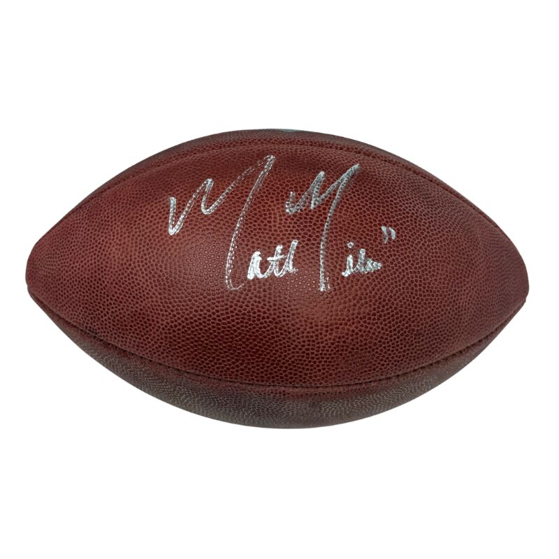 Matt Milano Autographed NFL Duke Authentic Football