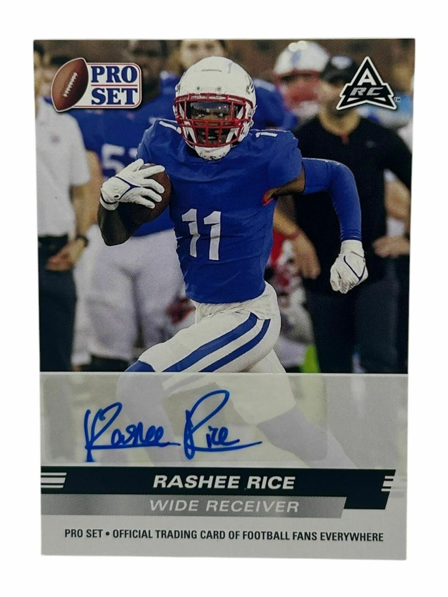 Rashee Rice 2022 Leaf Pro Set Football Silver Autograph Rookie Trading Card