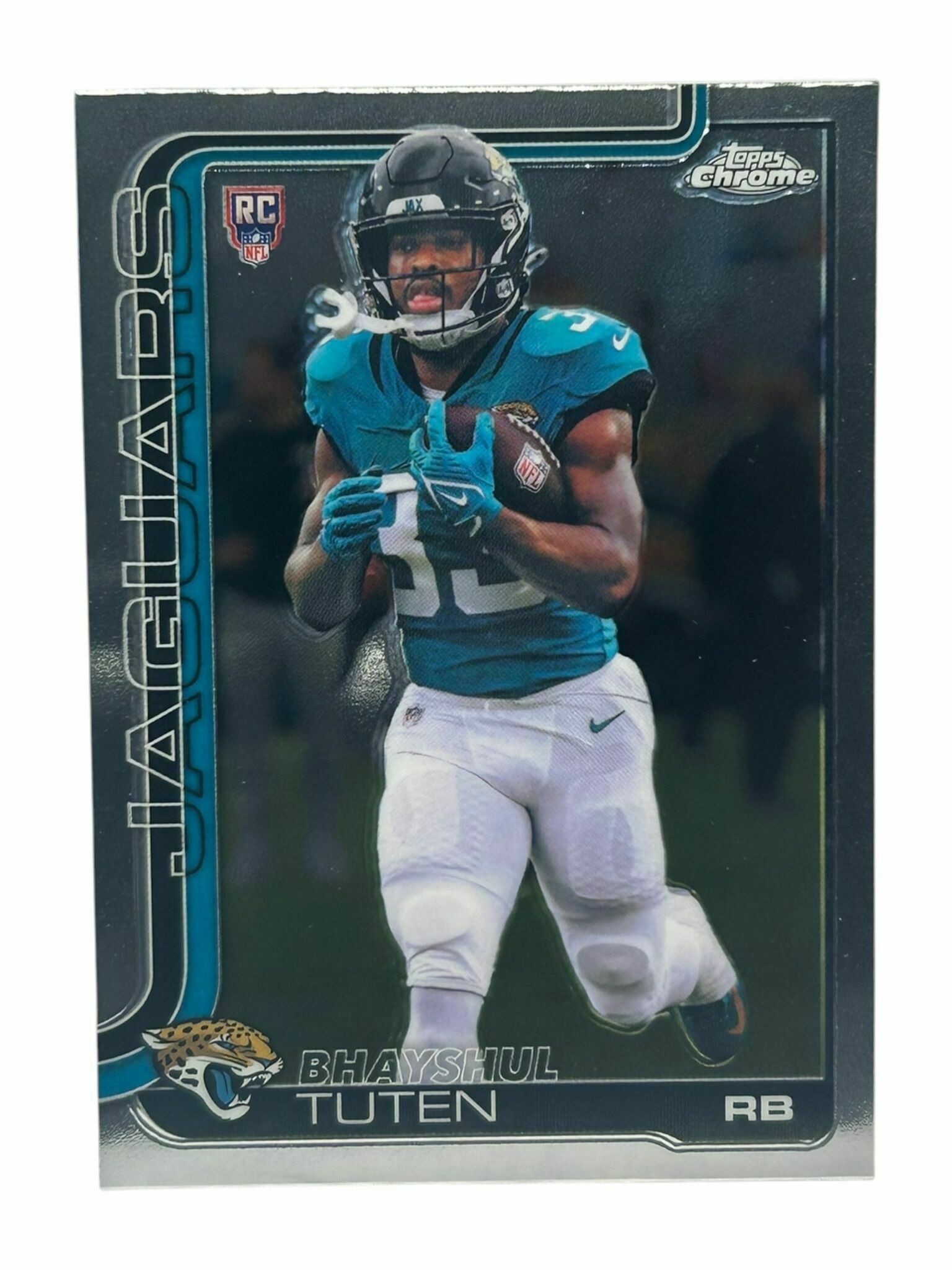 Bhayshul Tuten 2025 Topps Chrome Football Rookie Trading Card