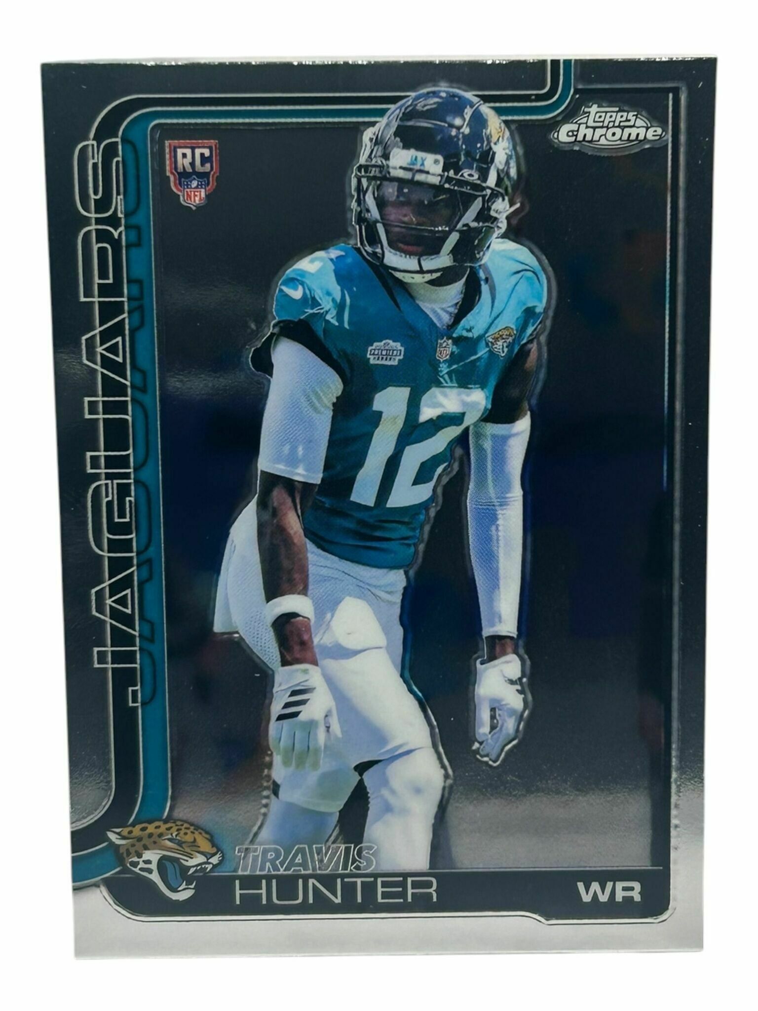 Travis Hunter 2025 Topps Chrome Football Rookie Trading Card