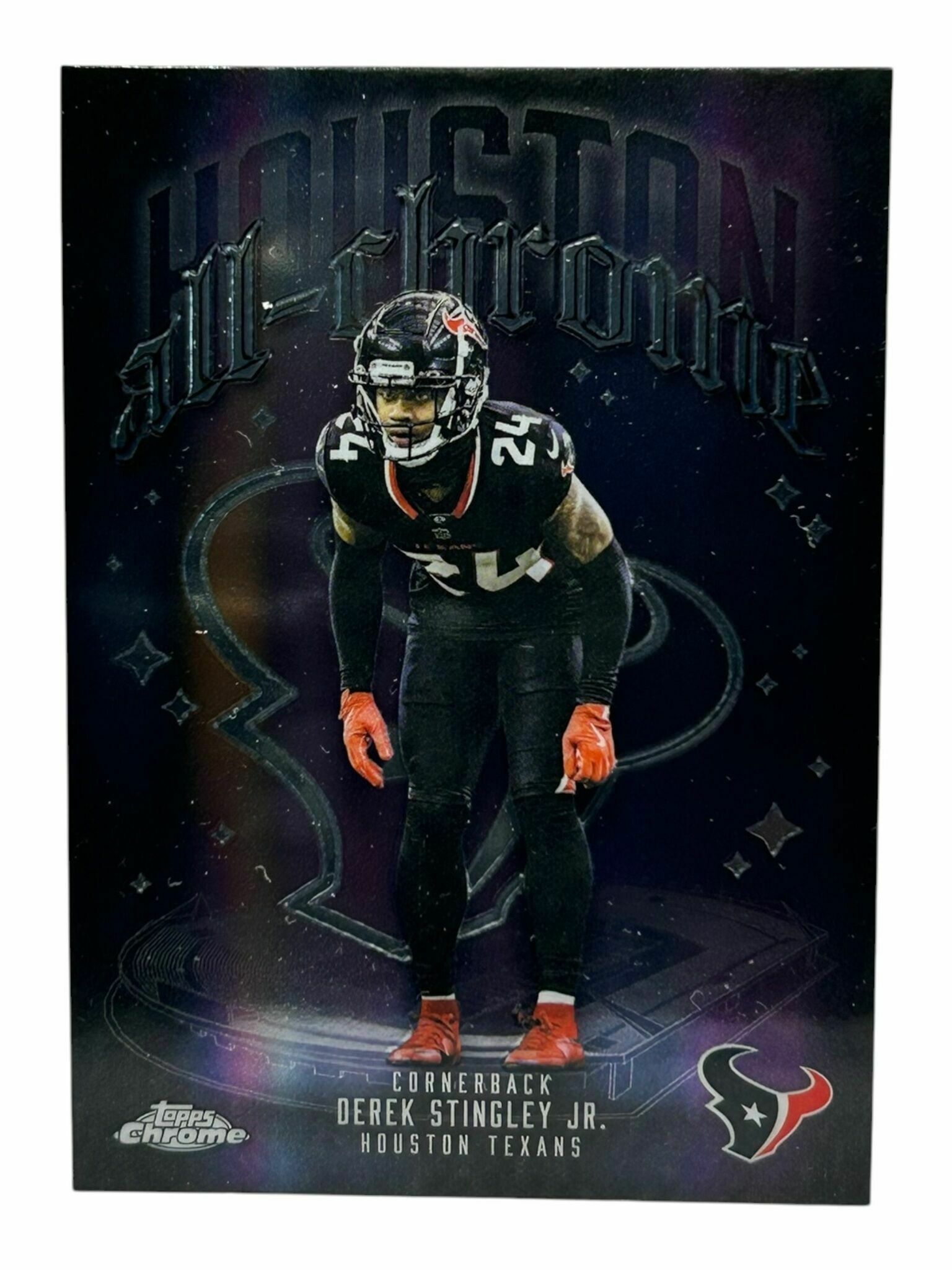 Derek Stingley Jr. 2025 Topps Chrome Football All-Chrome Trading Card