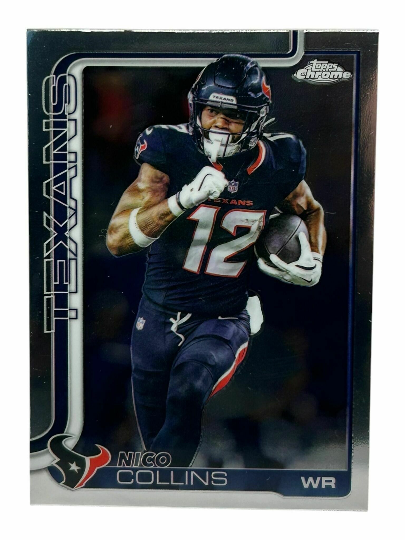 Nico Collins 2025 Topps Chrome Football Trading Card