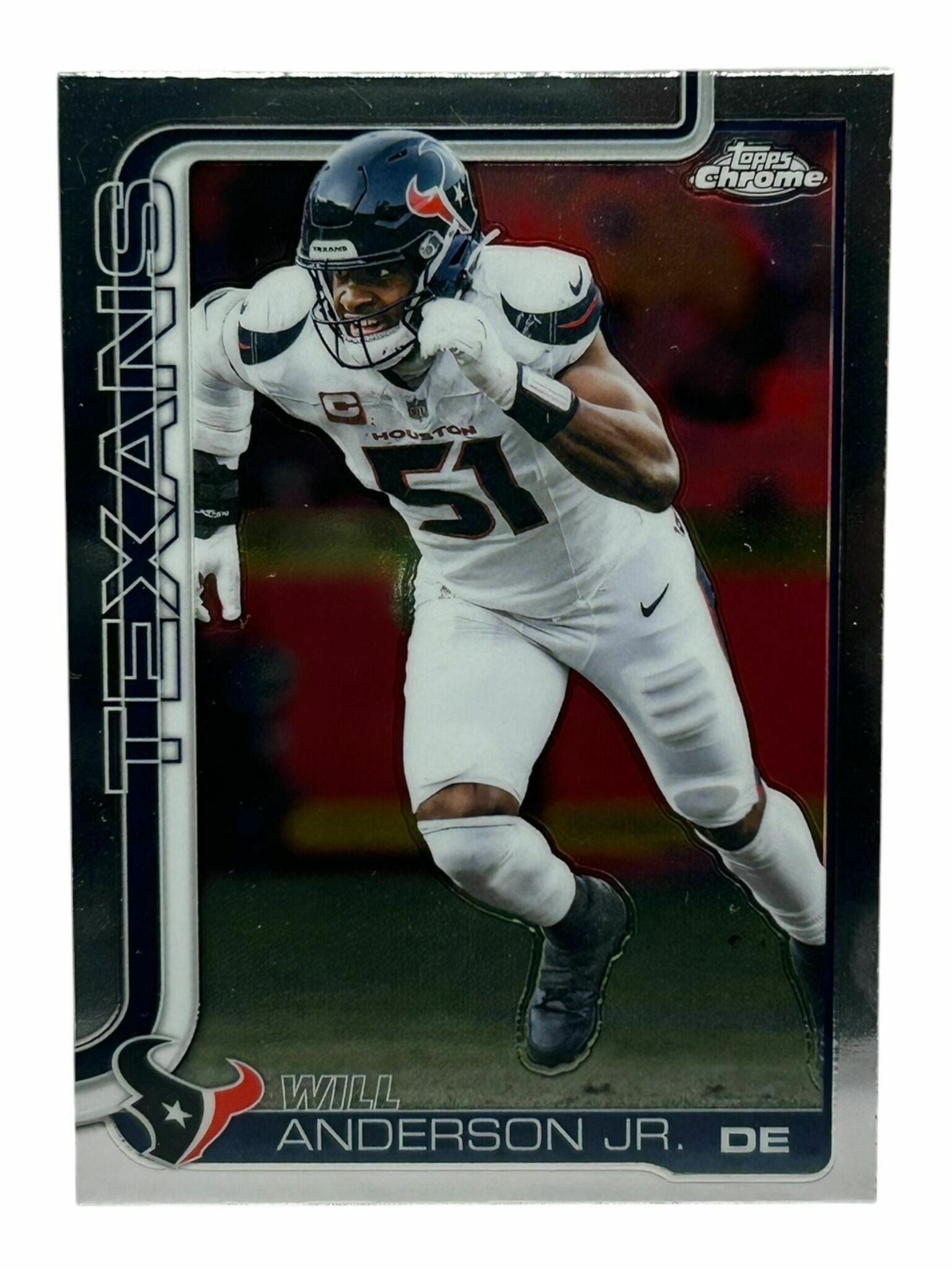 Will Anderson Jr. 2025 Topps Chrome Football Trading Card