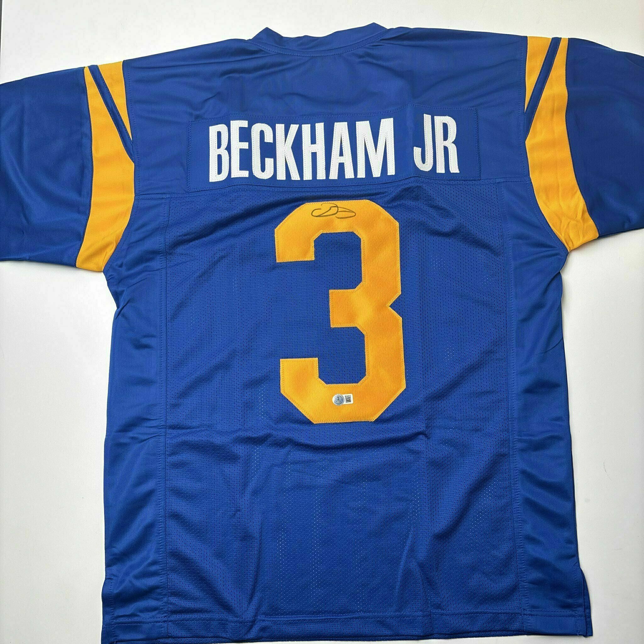 OBJ Signed Blue Custom Jersey