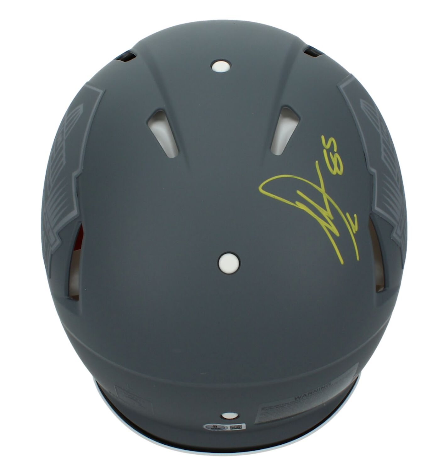 Antonio Gates Autographed Hall of Fame Logo Slate Speed Authentic Helmet Beckett