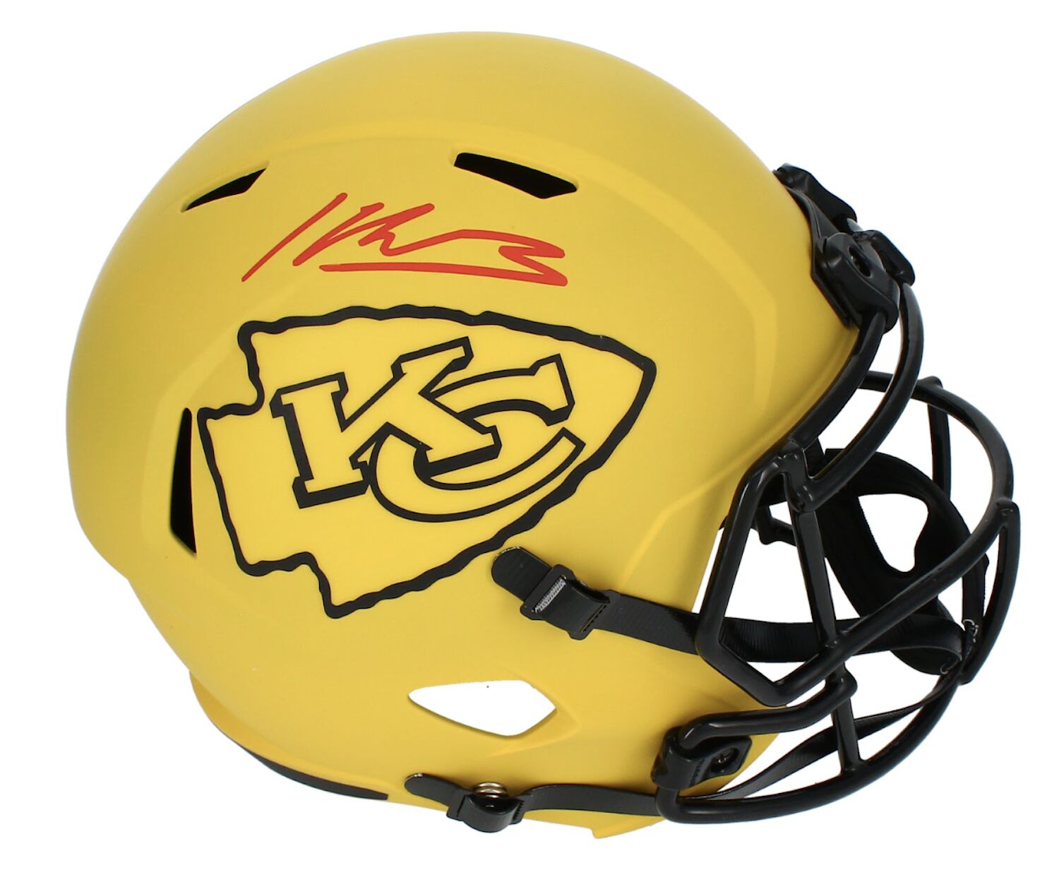 Kenneth Walker III Autographed Kansas City Chiefs 'RAVE' Full Size Speed Helmet Beckett