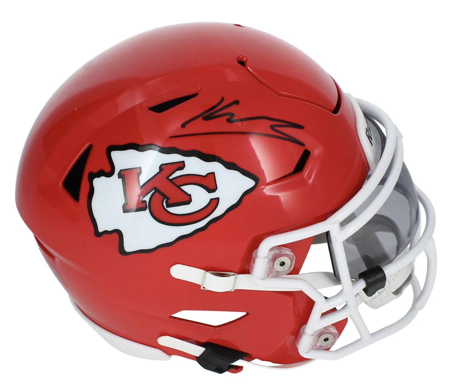 Kenneth Walker III Autographed Kansas City Chiefs Mid-Size SpeedFlex Midi Helmet Beckett
